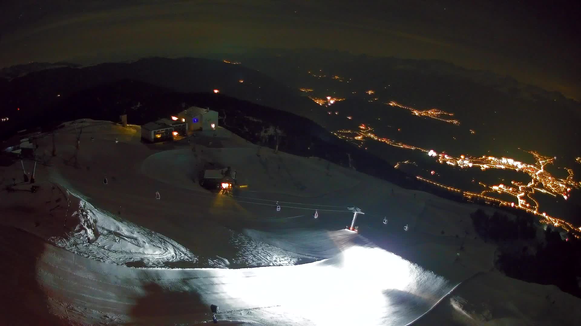 Skigebiet Kronplatz Gipfel | Blick auf Bruneck