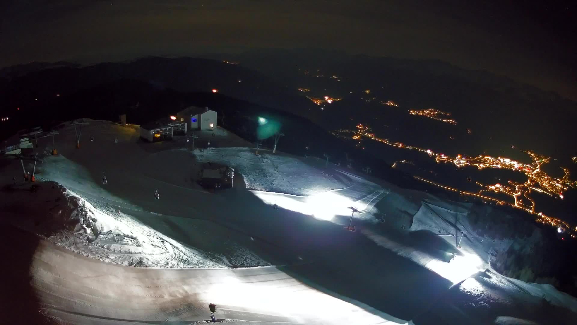 Station de ski Kronplatz sommet | vue sur Brunico