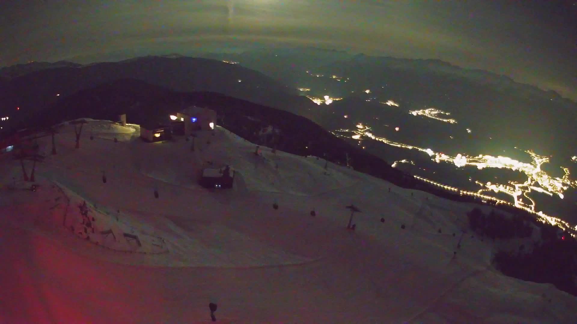 Kronplatz peak Ski resort | view to Bruneck