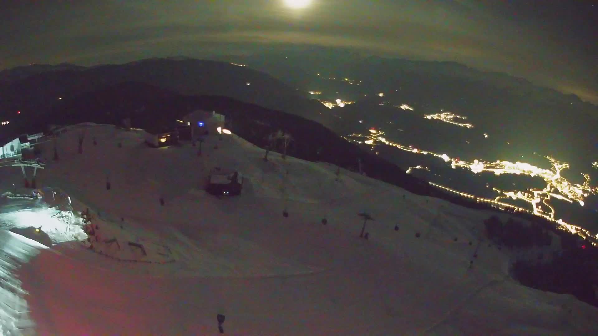 Stazione sciistica di Plan de Corones | vista su Brunico