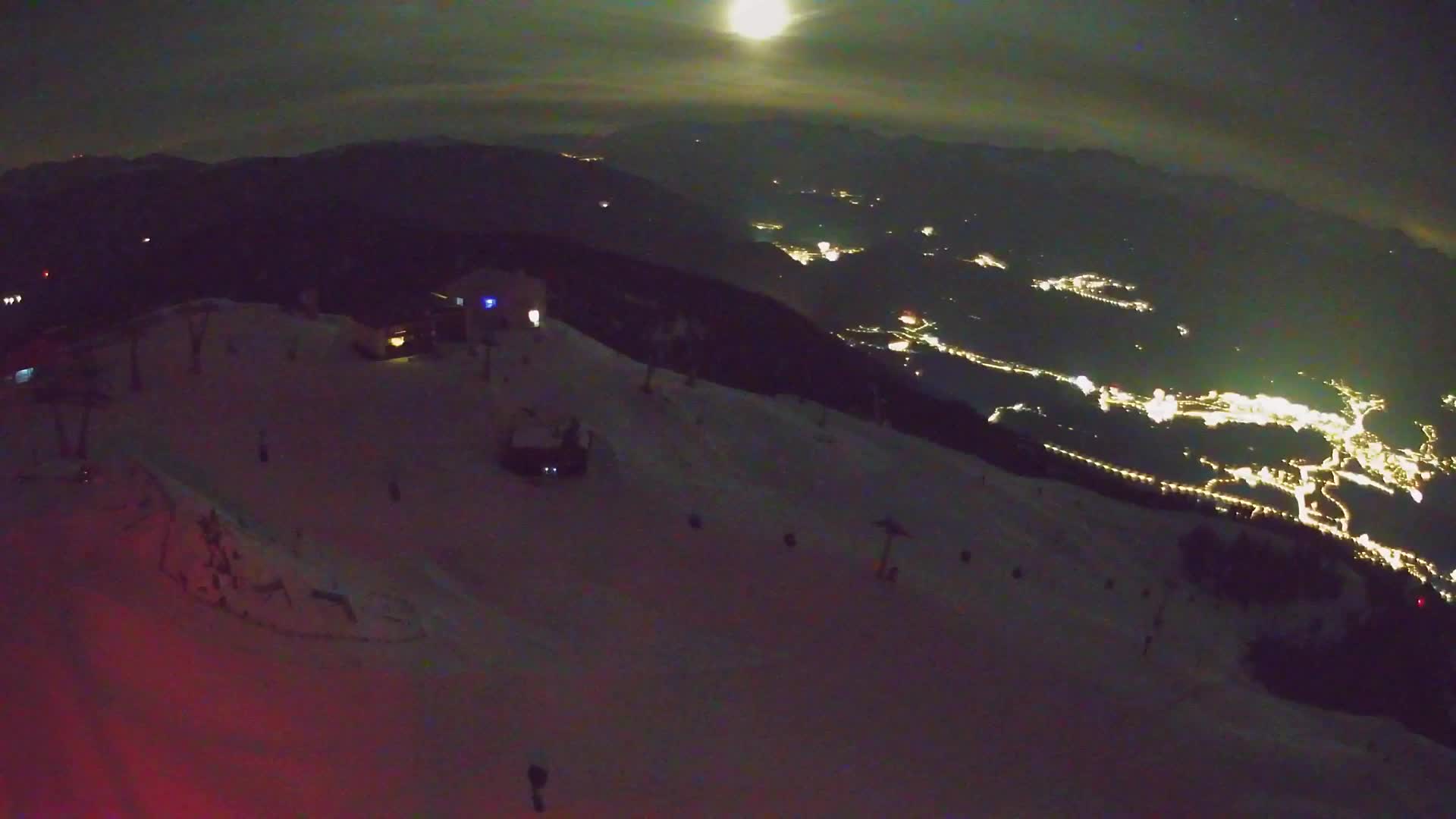Skigebiet Kronplatz Gipfel | Blick auf Bruneck