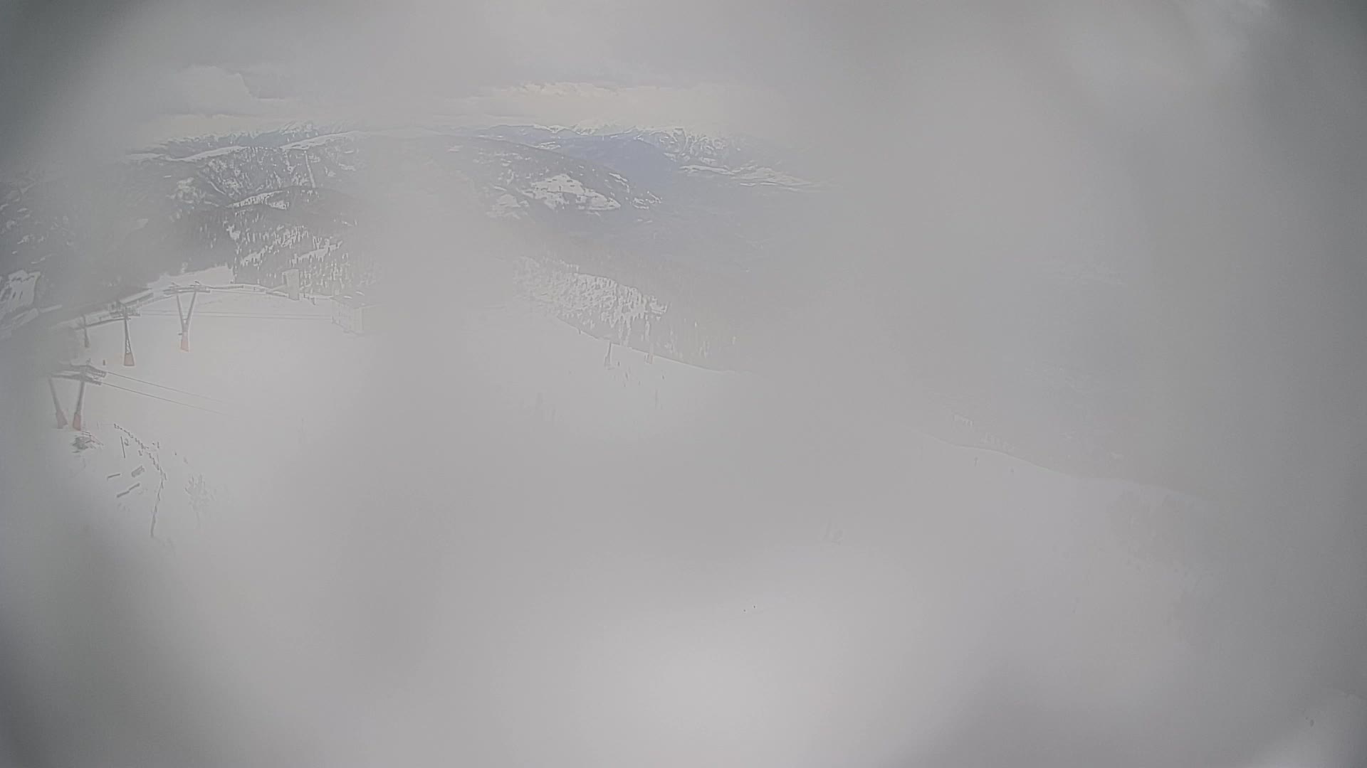 Station de ski Kronplatz sommet | vue sur Brunico