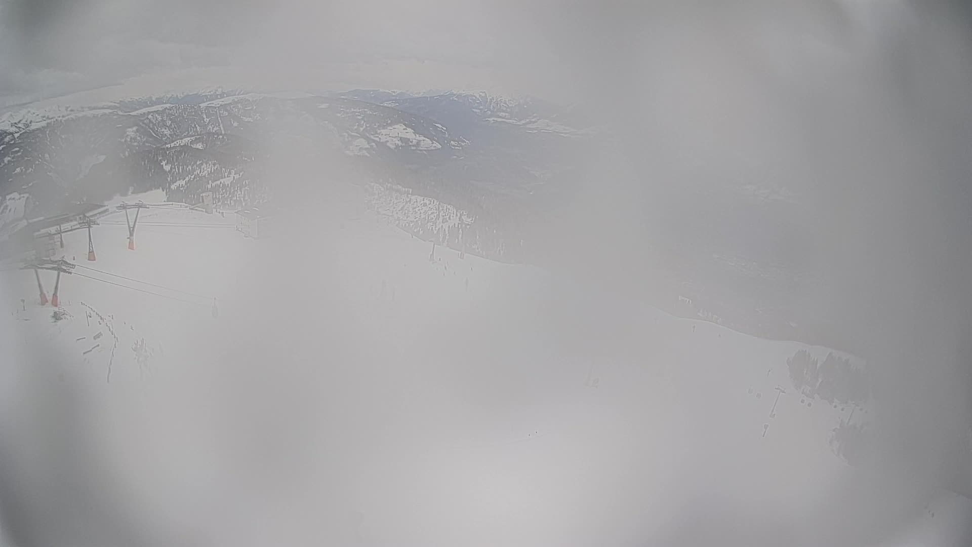 Skigebiet Kronplatz Gipfel | Blick auf Bruneck