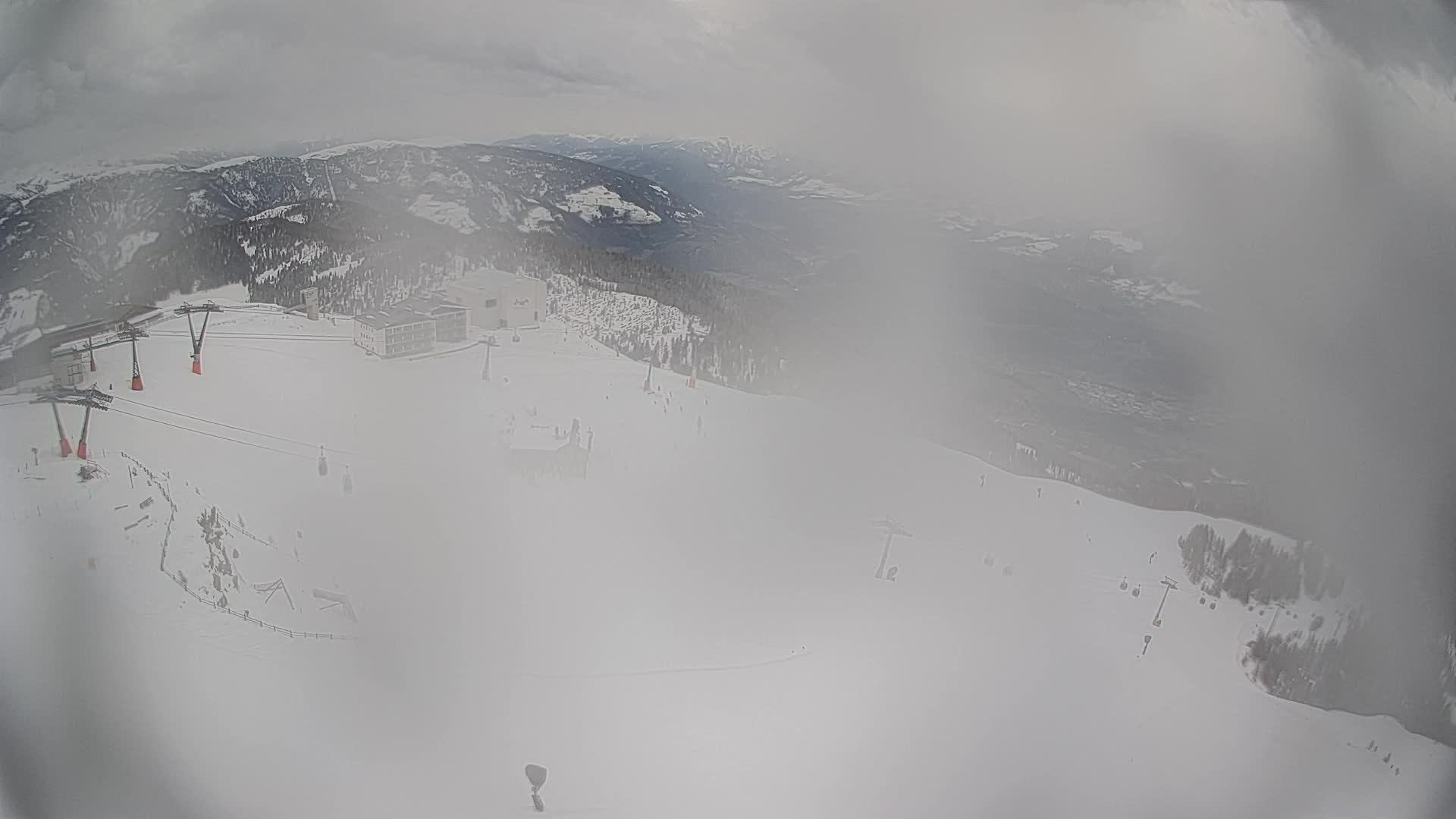 Smučišče Kronplatz – vrh | pogled na Bruneck