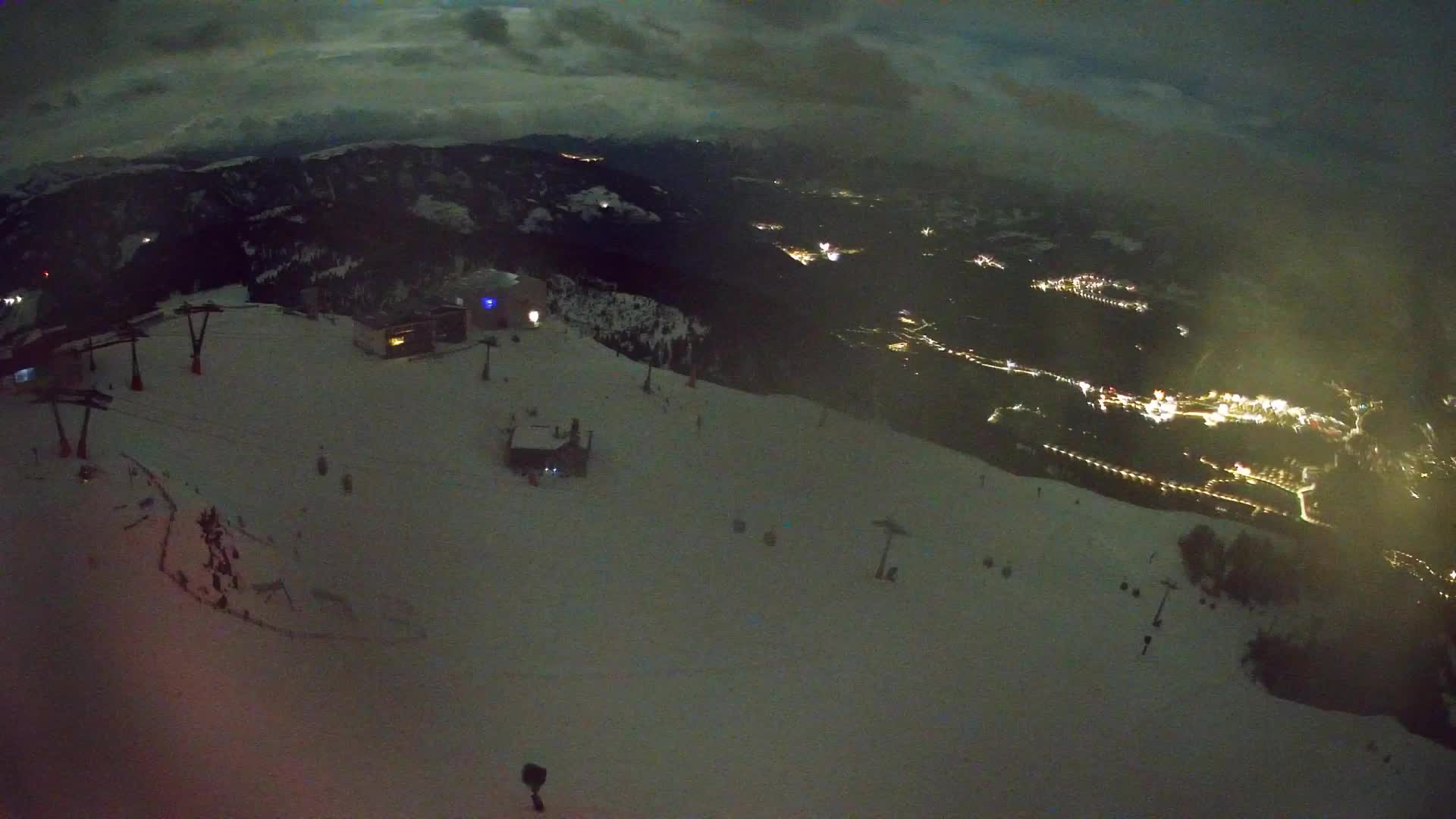 Station de ski Kronplatz sommet | vue sur Brunico