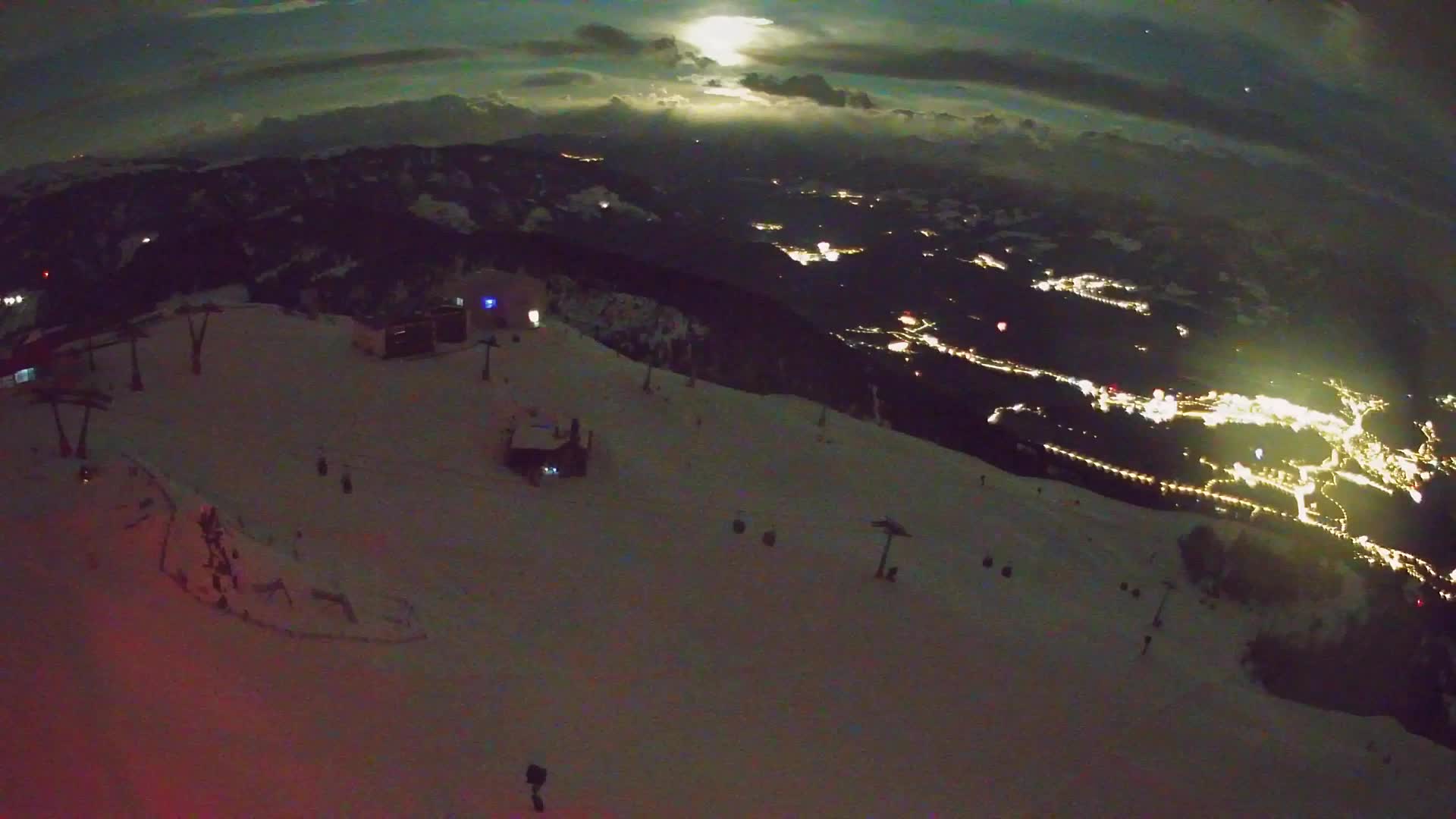 Smučišče Kronplatz – vrh | pogled na Bruneck