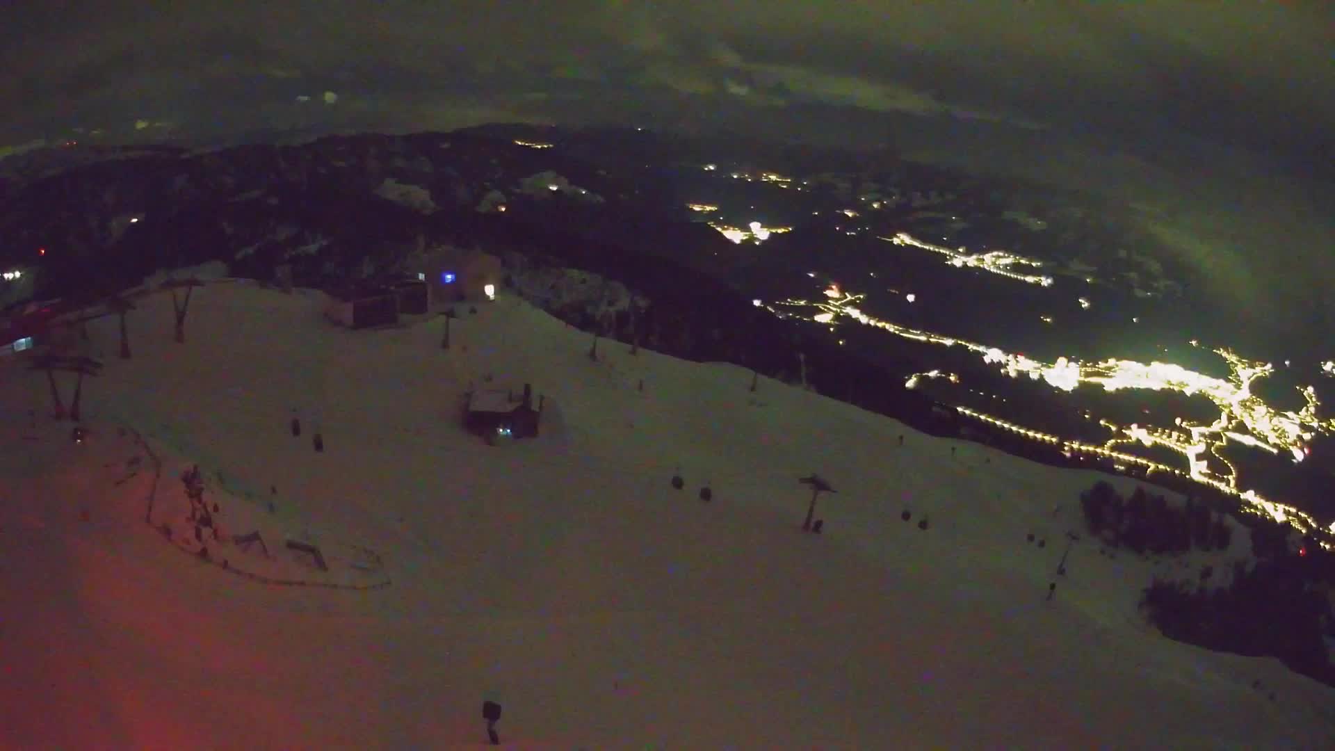 Station de ski Kronplatz sommet | vue sur Brunico