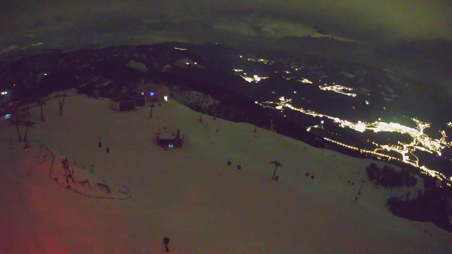 Station de ski Kronplatz sommet | vue sur Brunico