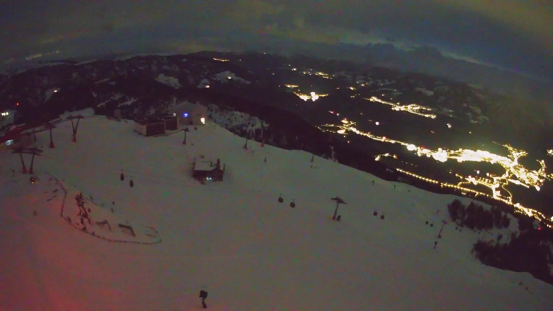 Smučišče Kronplatz – vrh | pogled na Bruneck