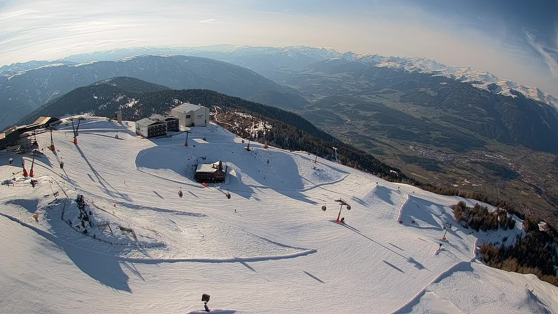 Smučišče Kronplatz – vrh | pogled na Bruneck