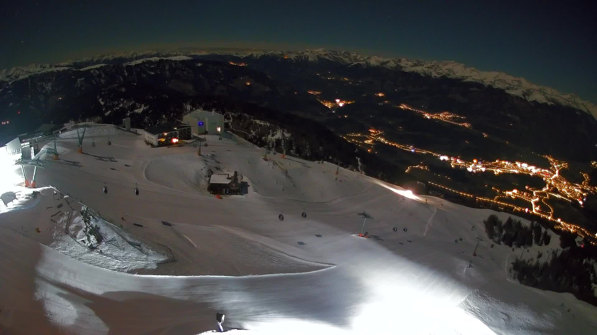 Kronplatz peak Ski resort | view to Bruneck