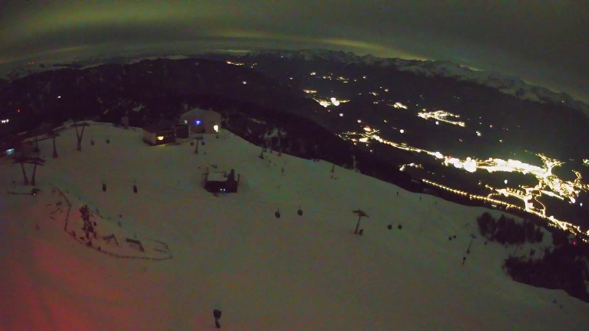 Kronplatz peak Ski resort | view to Bruneck