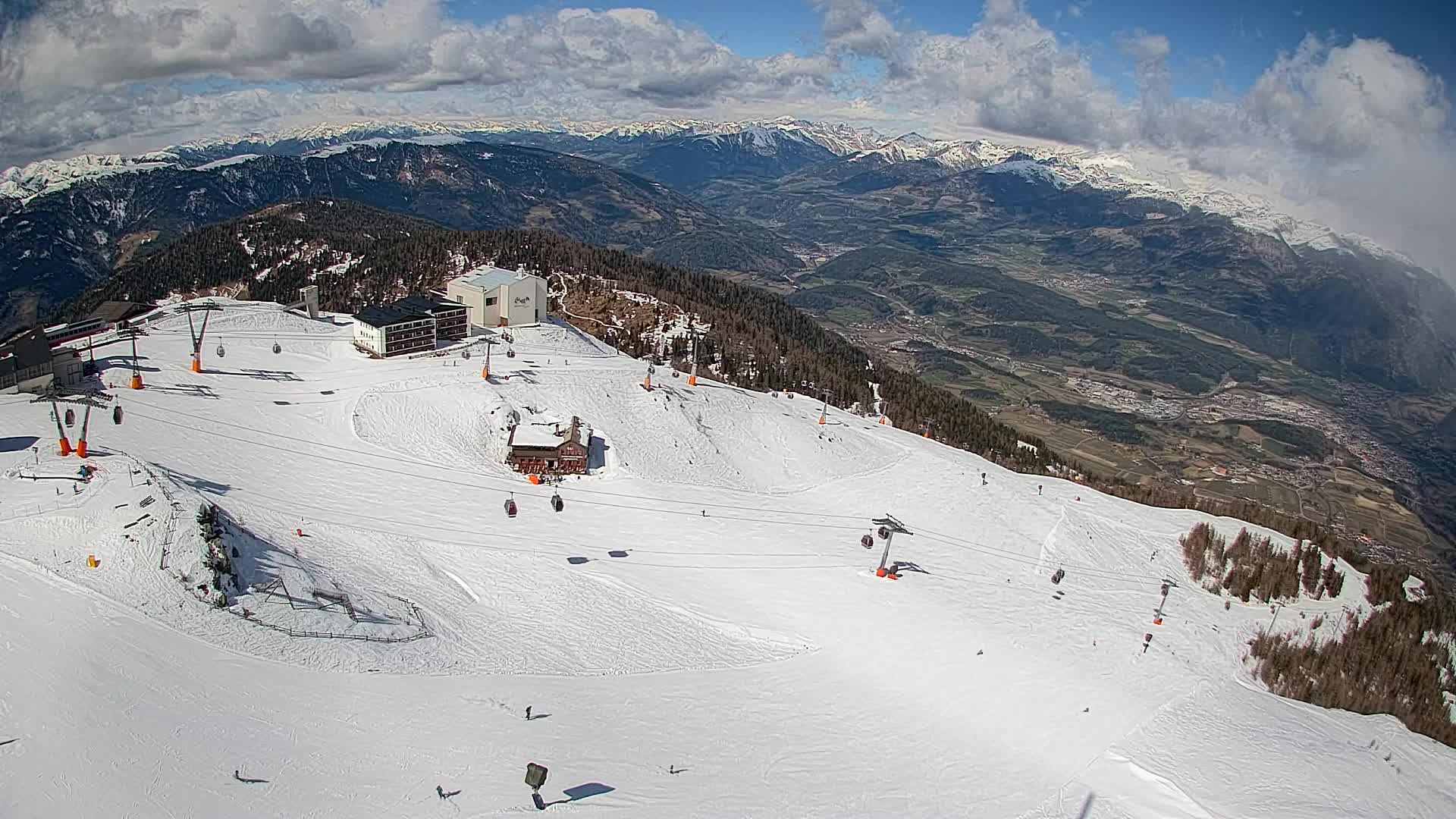 Smučišče Kronplatz – vrh | pogled na Bruneck