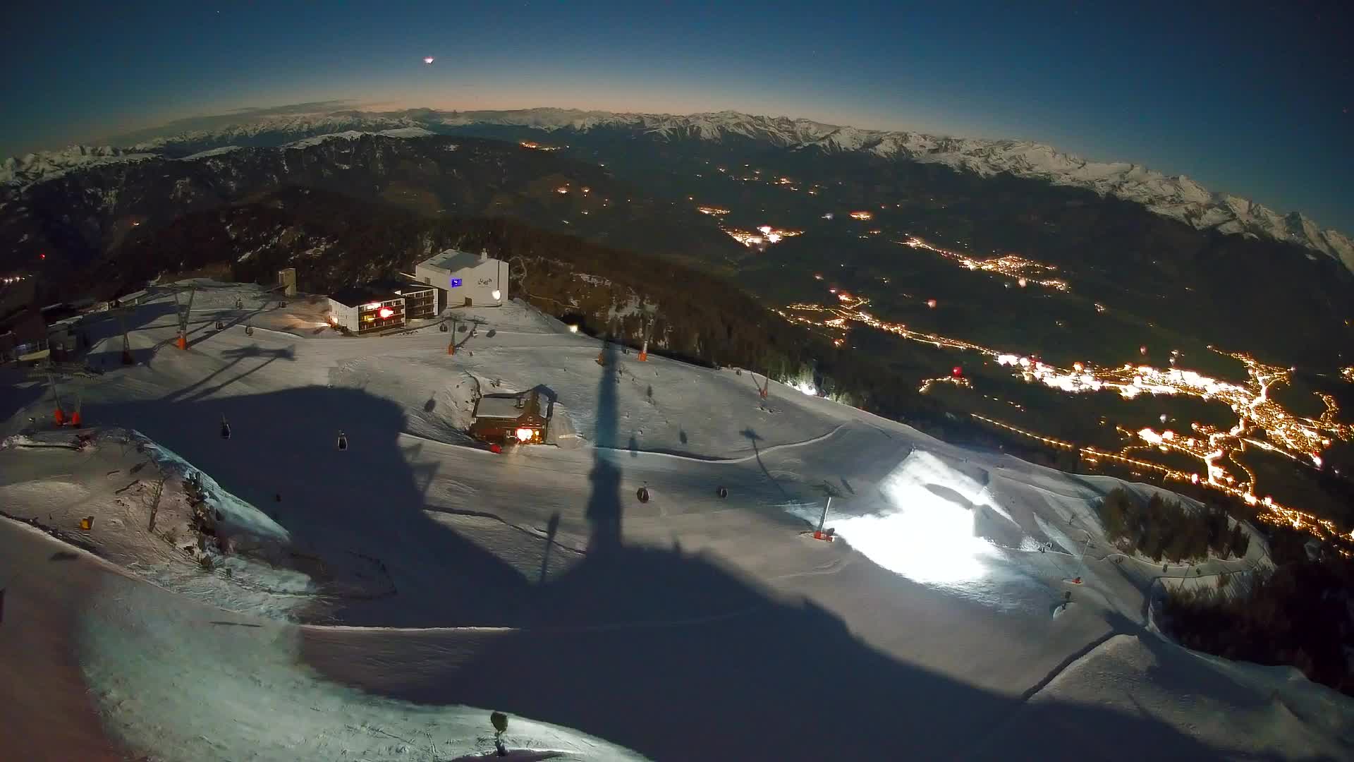 Kronplatz peak Ski resort | view to Bruneck