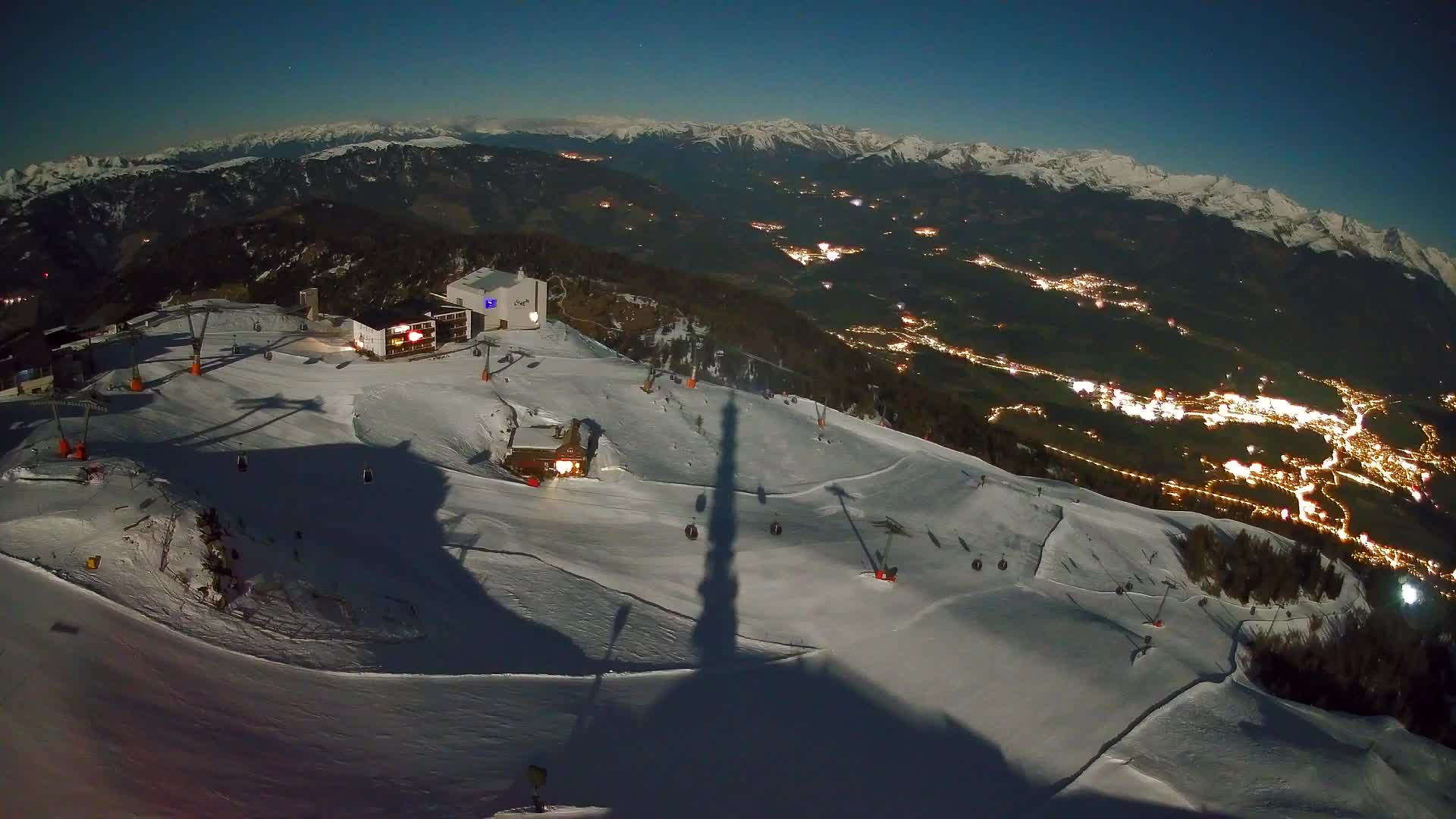 Kronplatz peak Ski resort | view to Bruneck