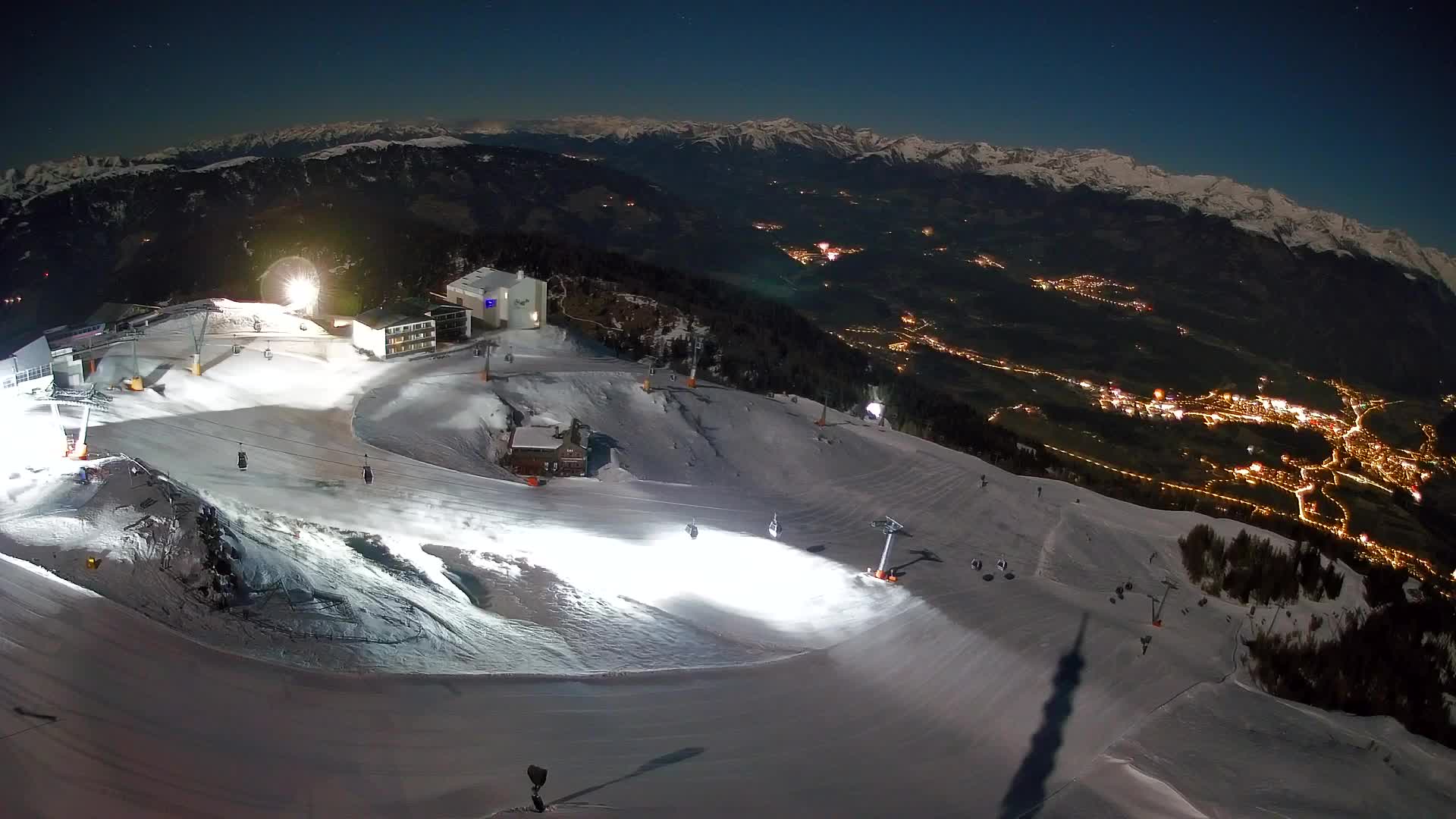 Kronplatz peak Ski resort | view to Bruneck