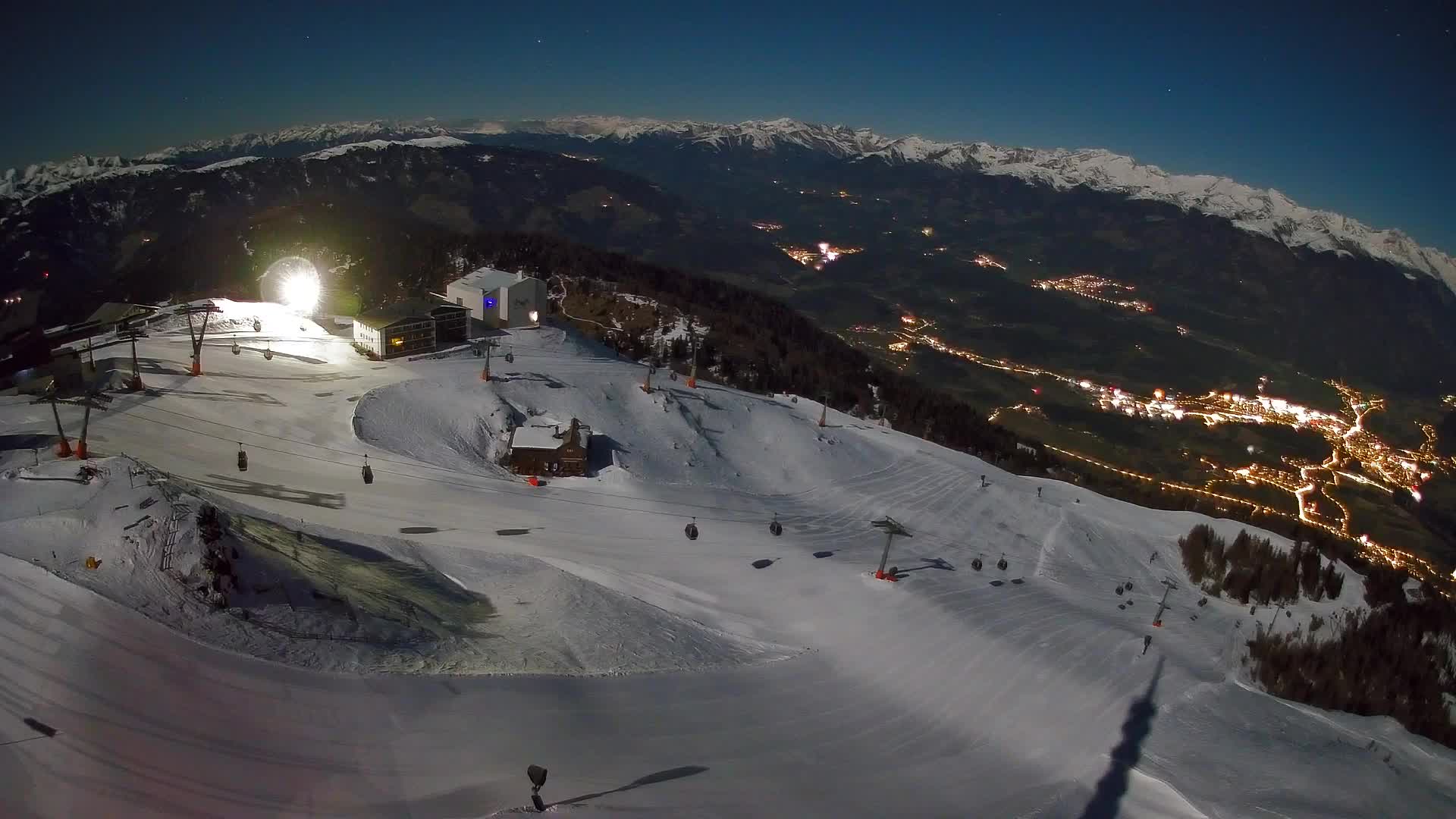 Kronplatz peak Ski resort | view to Bruneck
