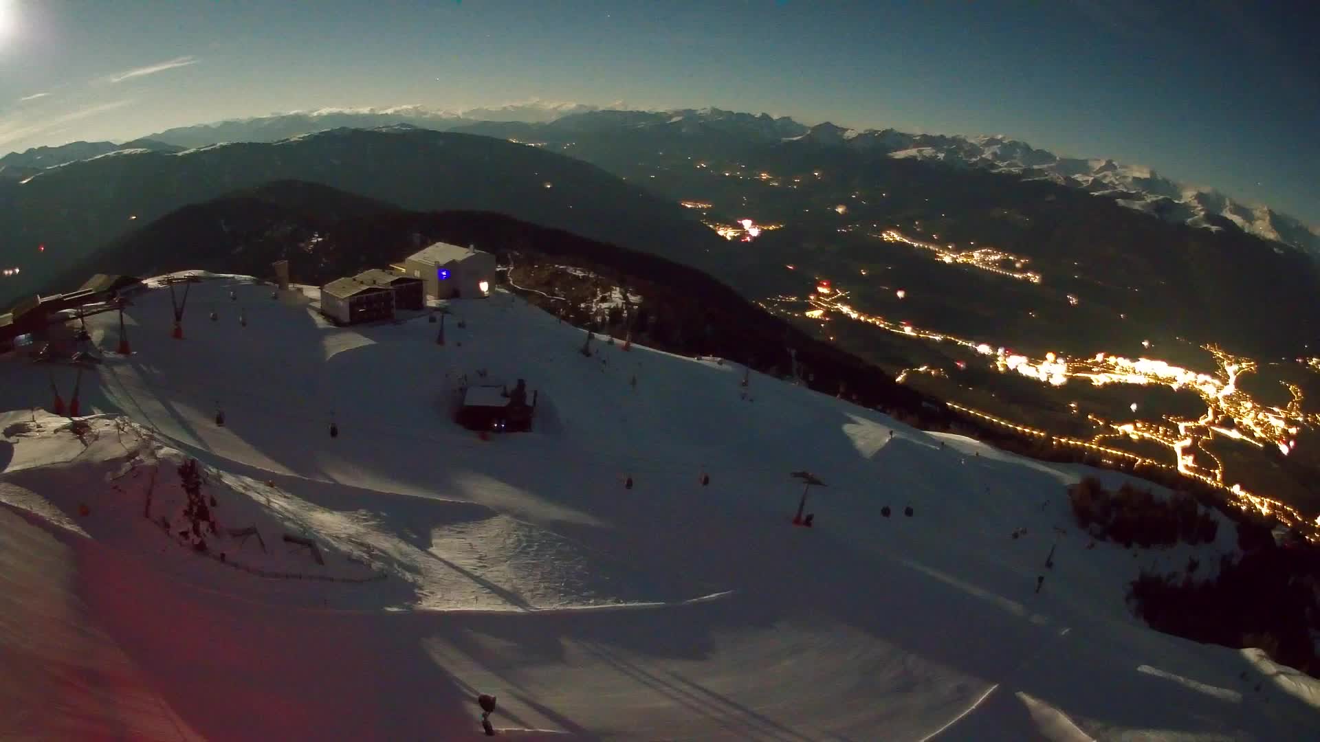 Smučišče Kronplatz – vrh | pogled na Bruneck