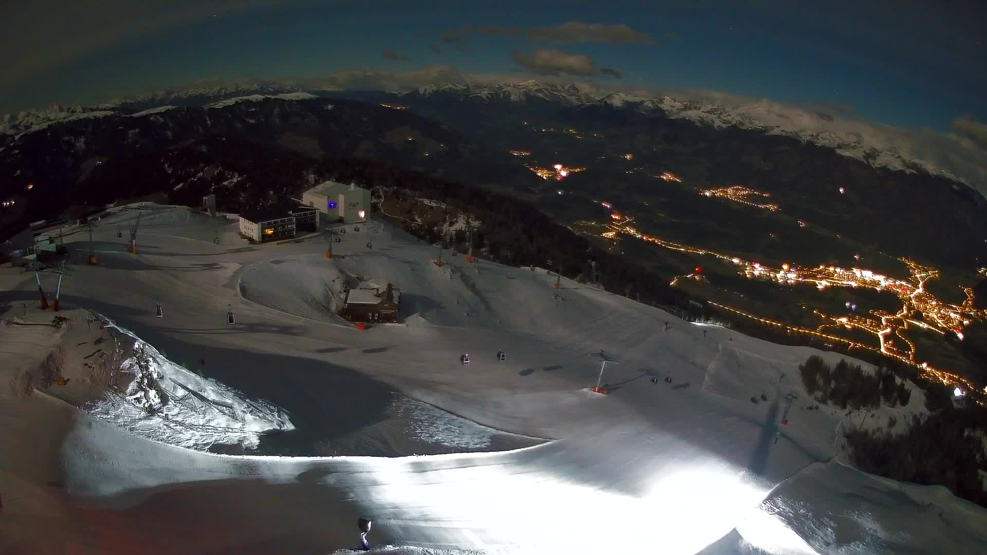 Smučišče Kronplatz – vrh | pogled na Bruneck