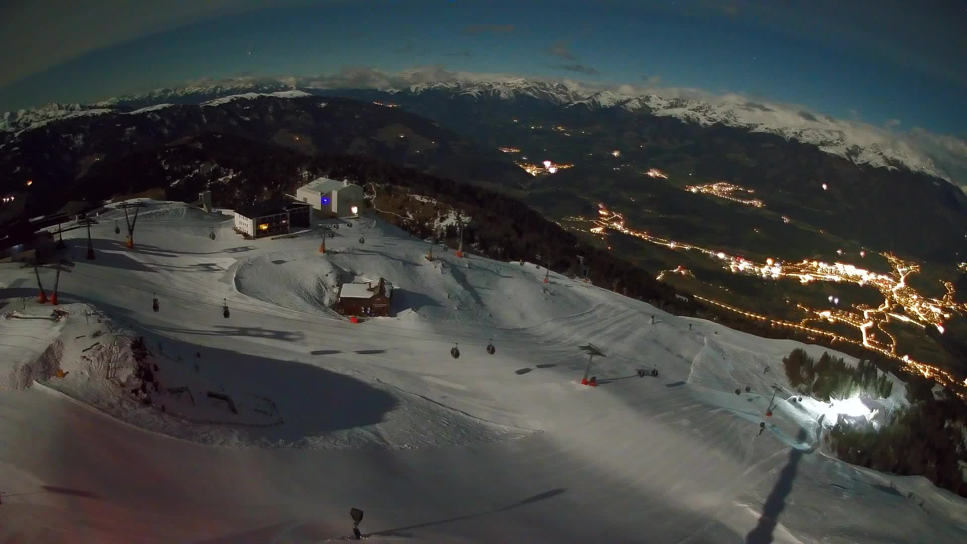 Smučišče Kronplatz – vrh | pogled na Bruneck