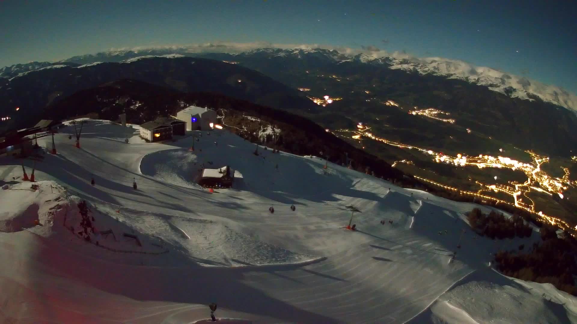 Kronplatz peak Ski resort | view to Bruneck