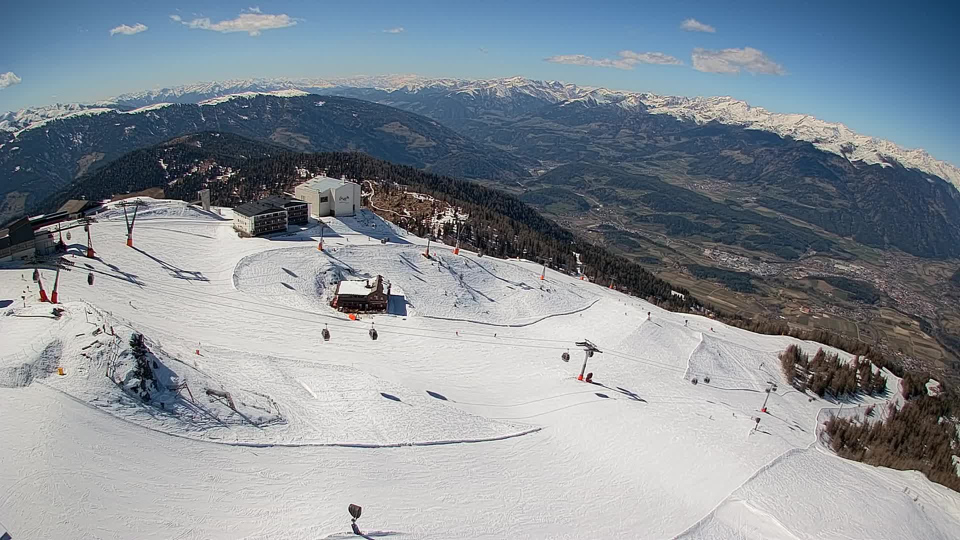 Smučišče Kronplatz – vrh | pogled na Bruneck