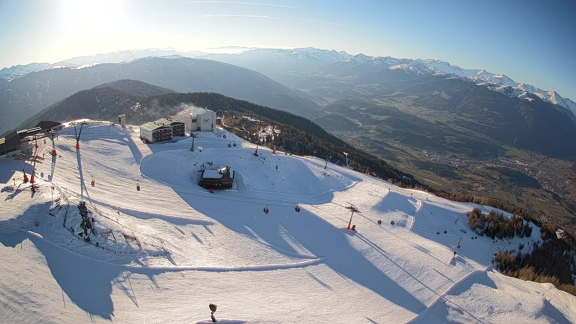 Smučišče Kronplatz – vrh | pogled na Bruneck