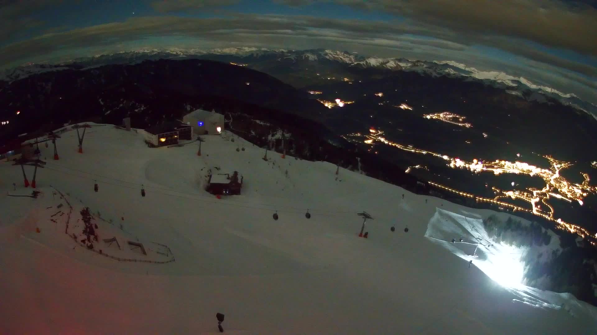 Kronplatz peak Ski resort | view to Bruneck