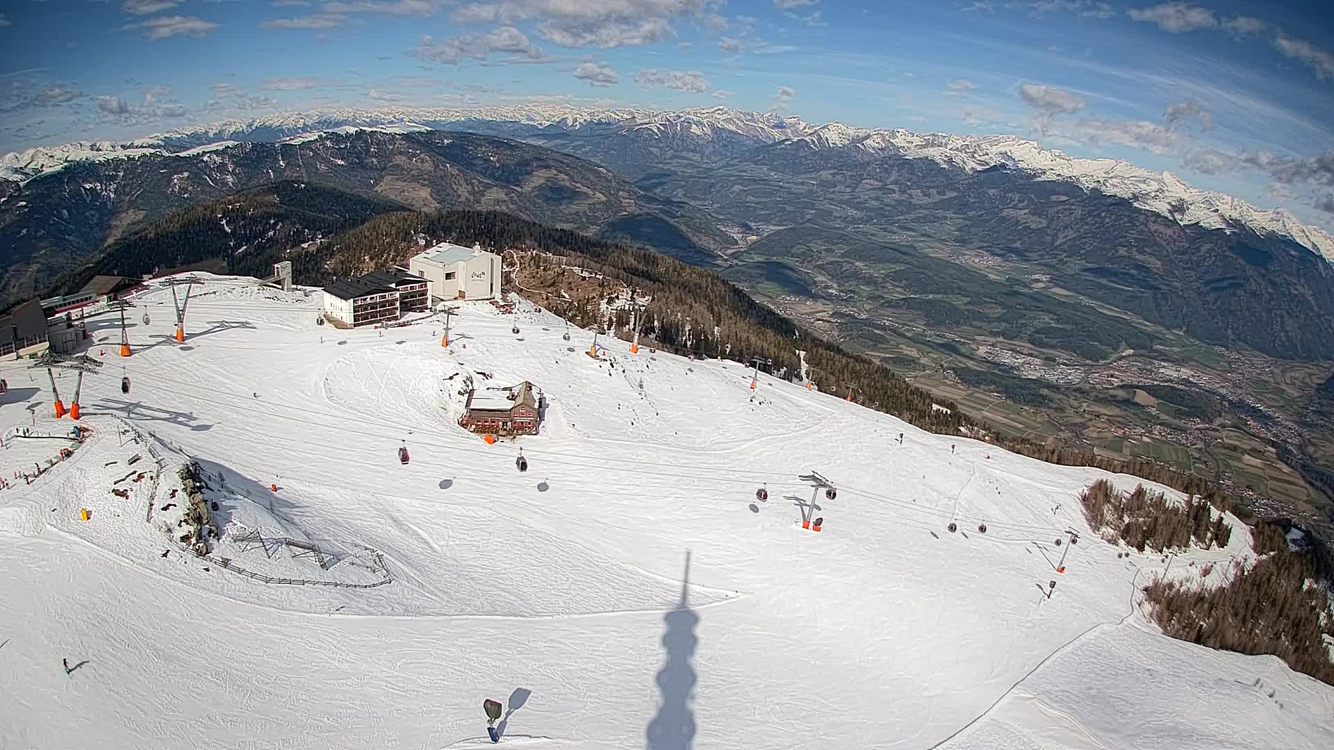 Smučišče Kronplatz – vrh | pogled na Bruneck