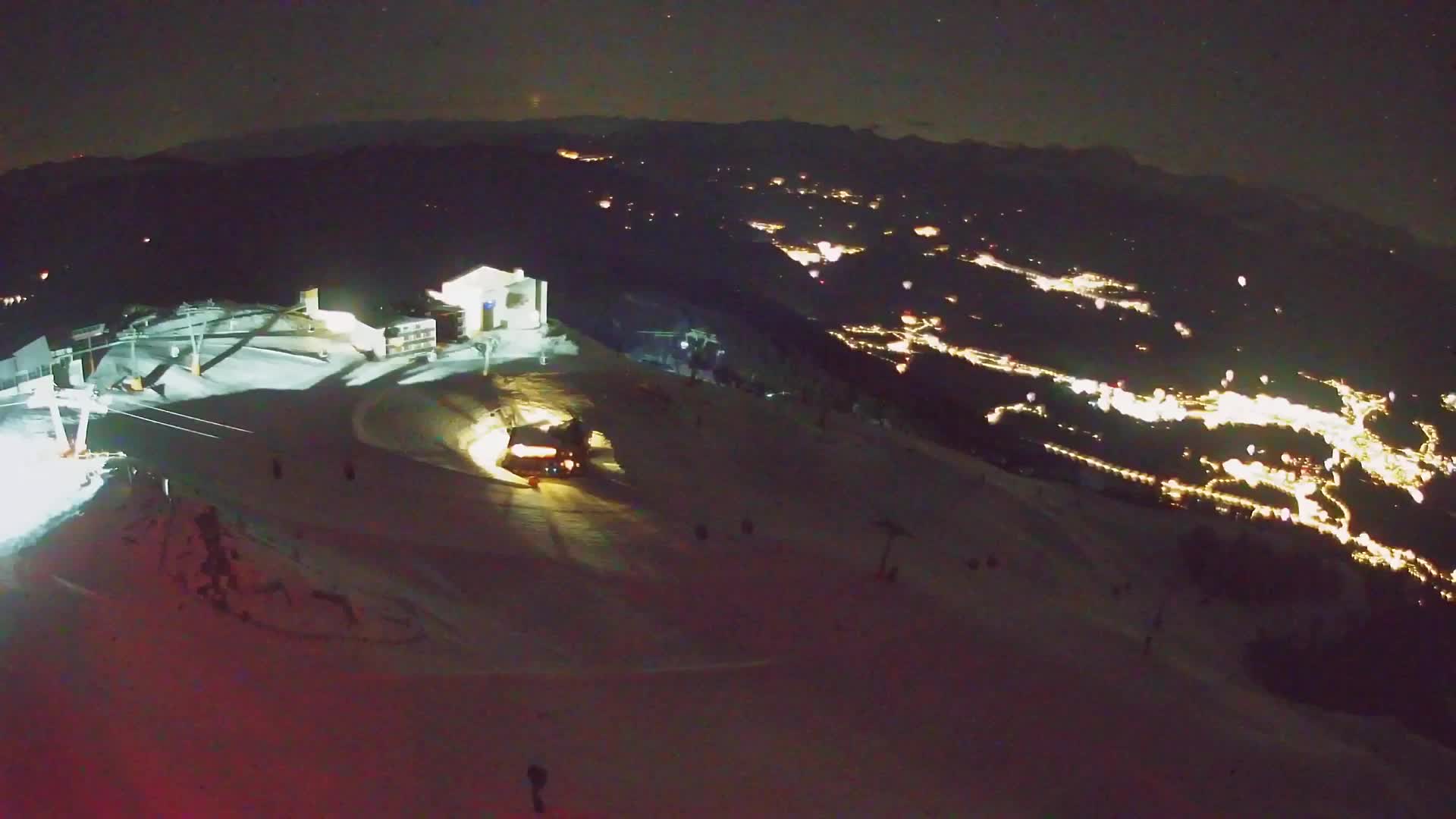 Skigebiet Kronplatz Gipfel | Blick auf Bruneck