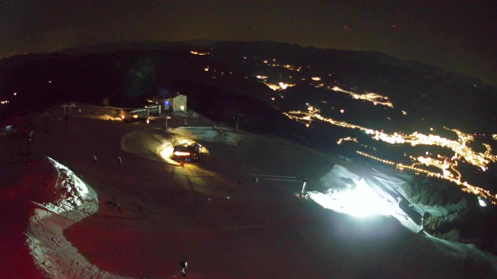 Skigebiet Kronplatz Gipfel | Blick auf Bruneck