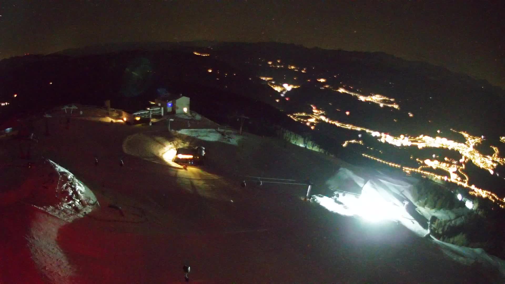 Skigebiet Kronplatz Gipfel | Blick auf Bruneck