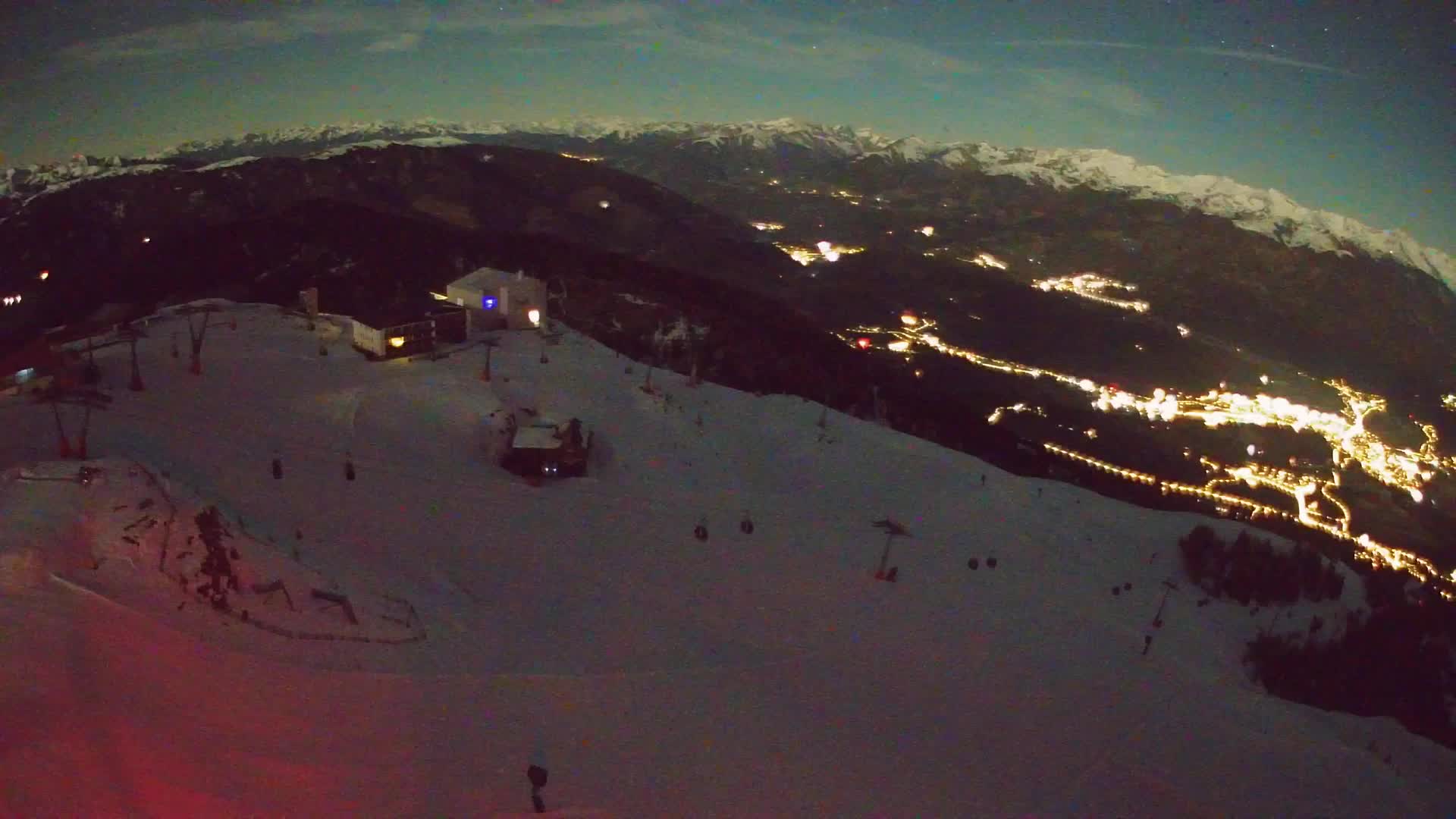 Smučišče Kronplatz – vrh | pogled na Bruneck