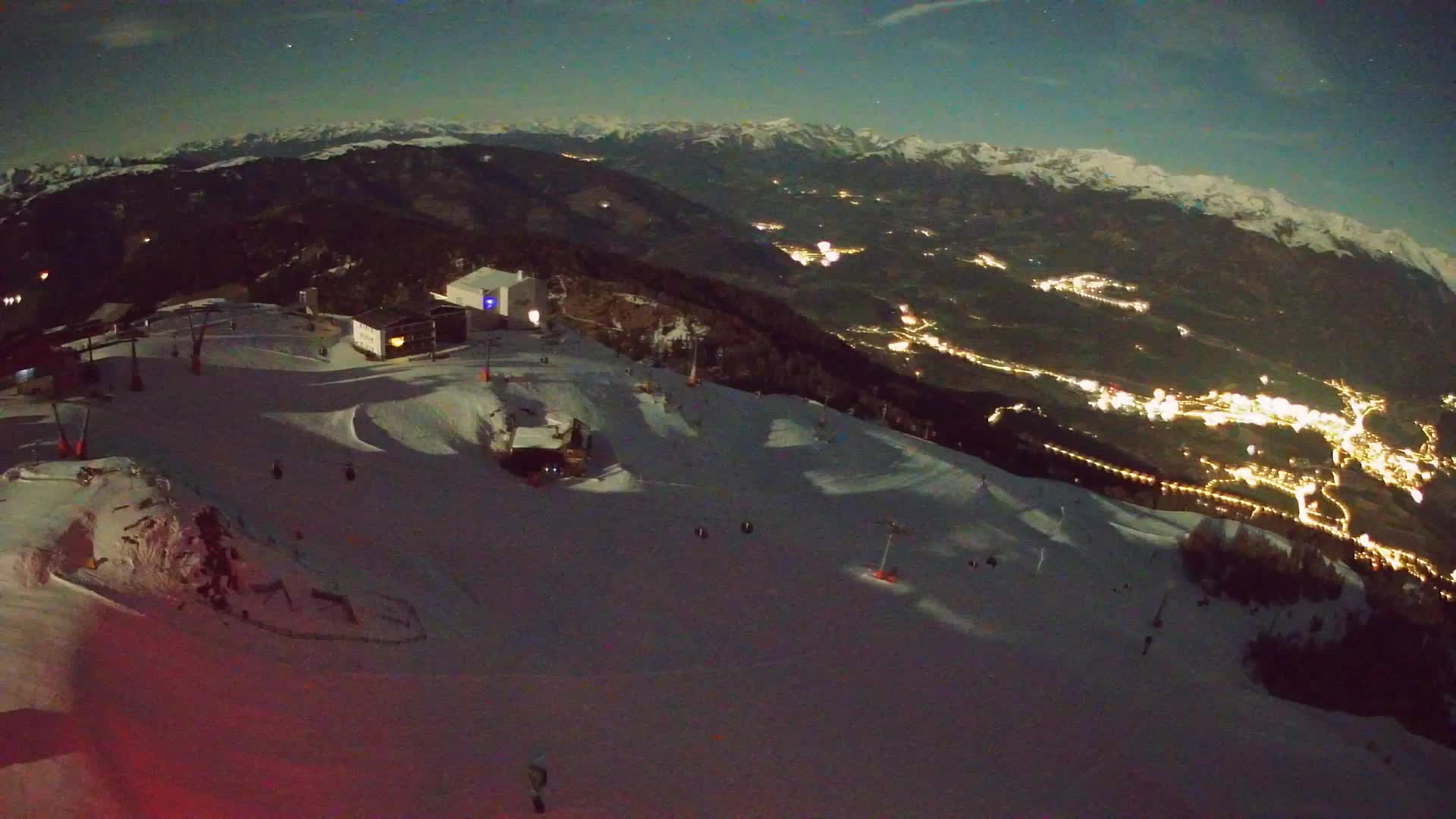 Smučišče Kronplatz – vrh | pogled na Bruneck