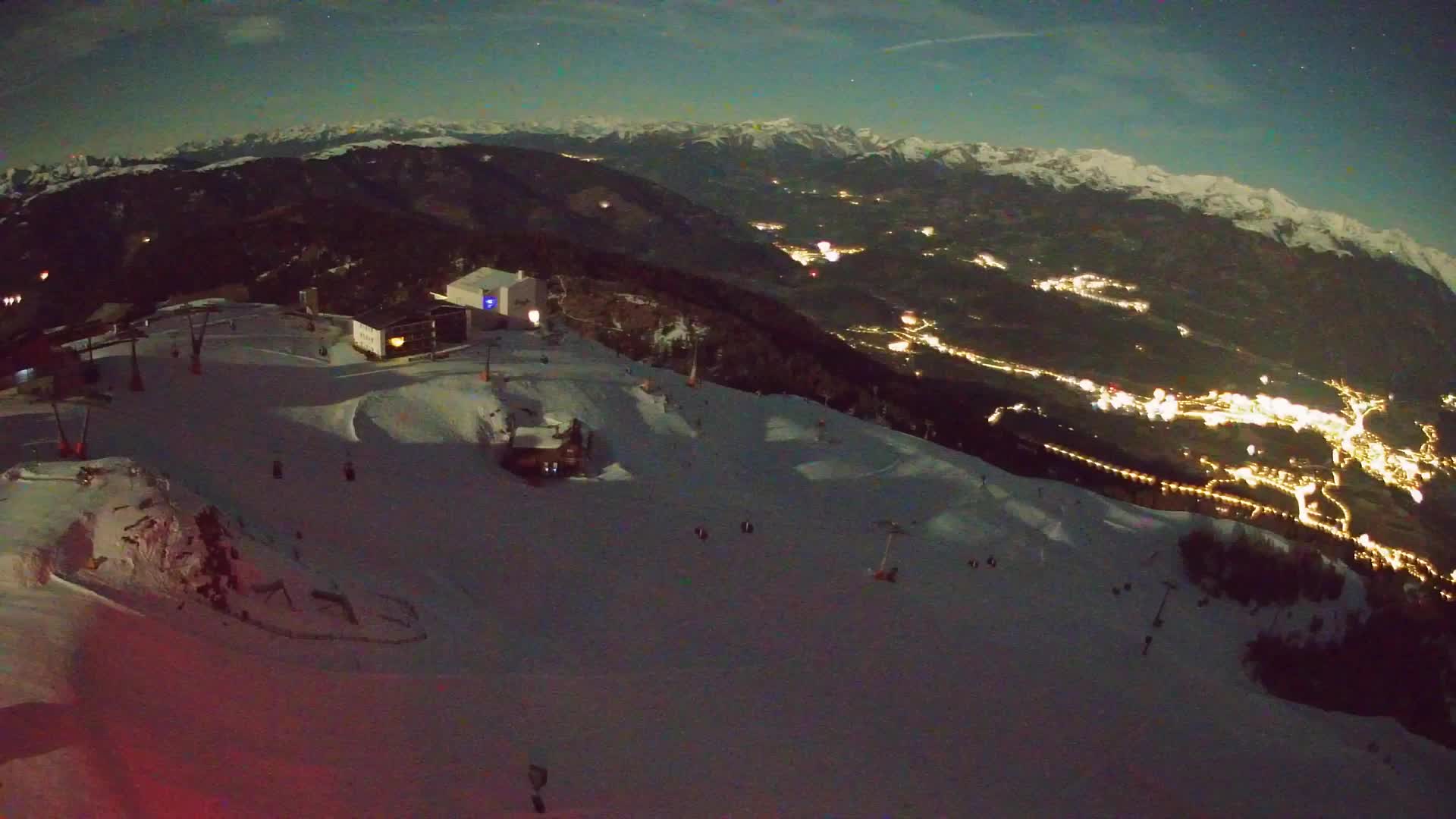 Smučišče Kronplatz – vrh | pogled na Bruneck