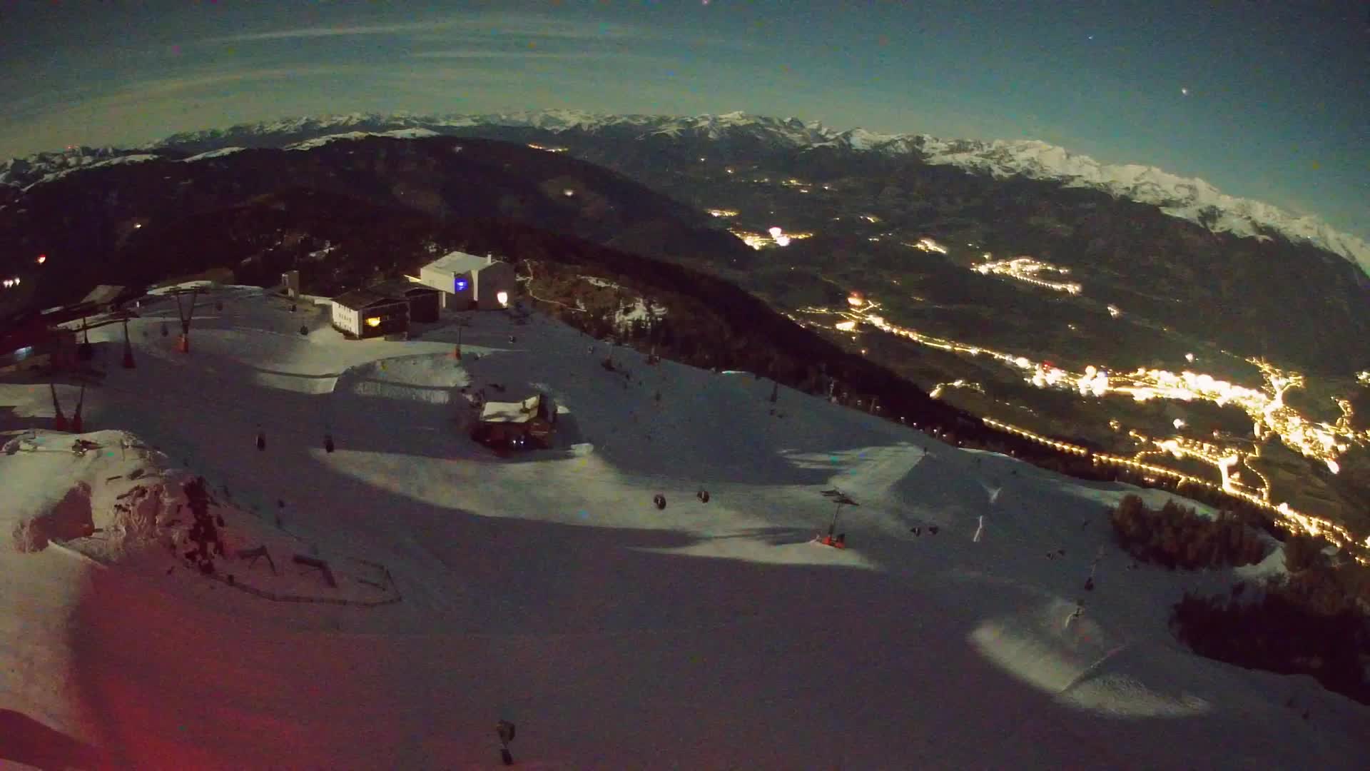 Smučišče Kronplatz – vrh | pogled na Bruneck