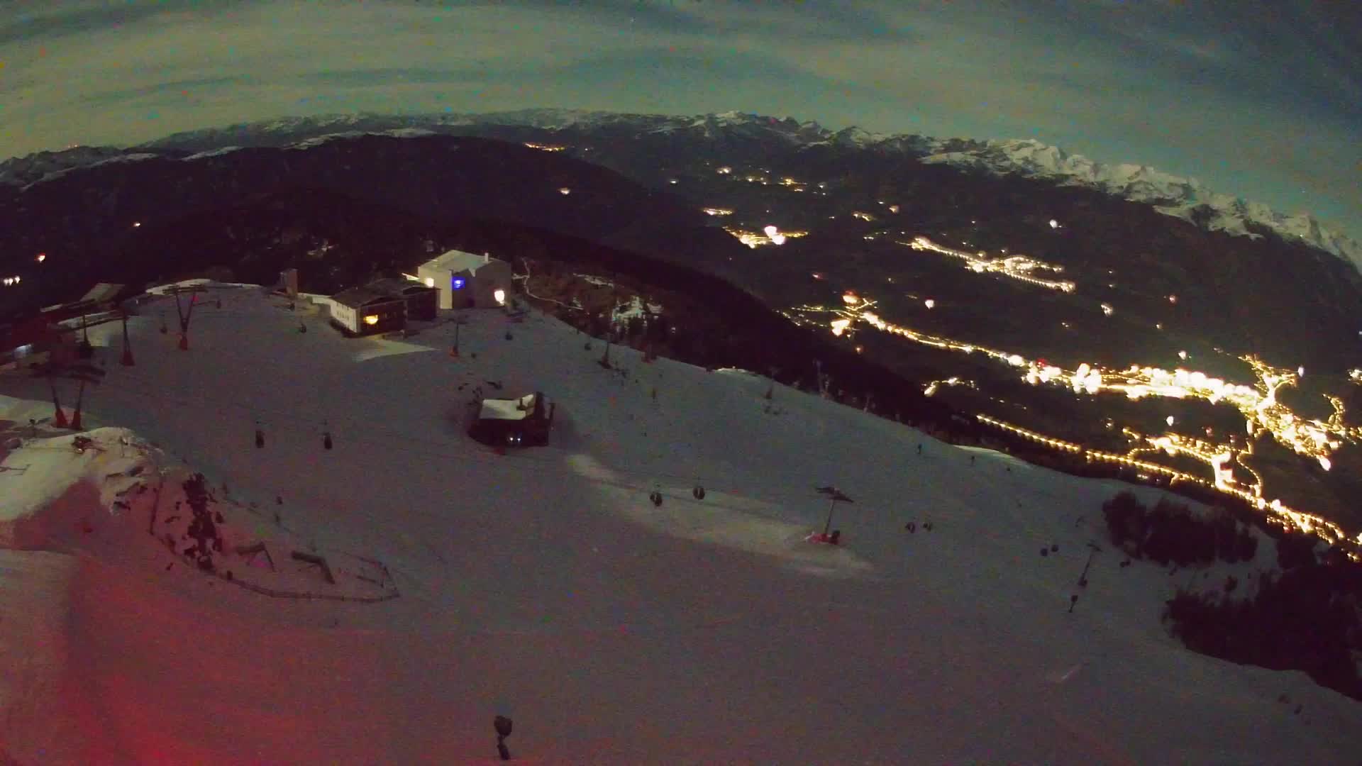 Smučišče Kronplatz – vrh | pogled na Bruneck