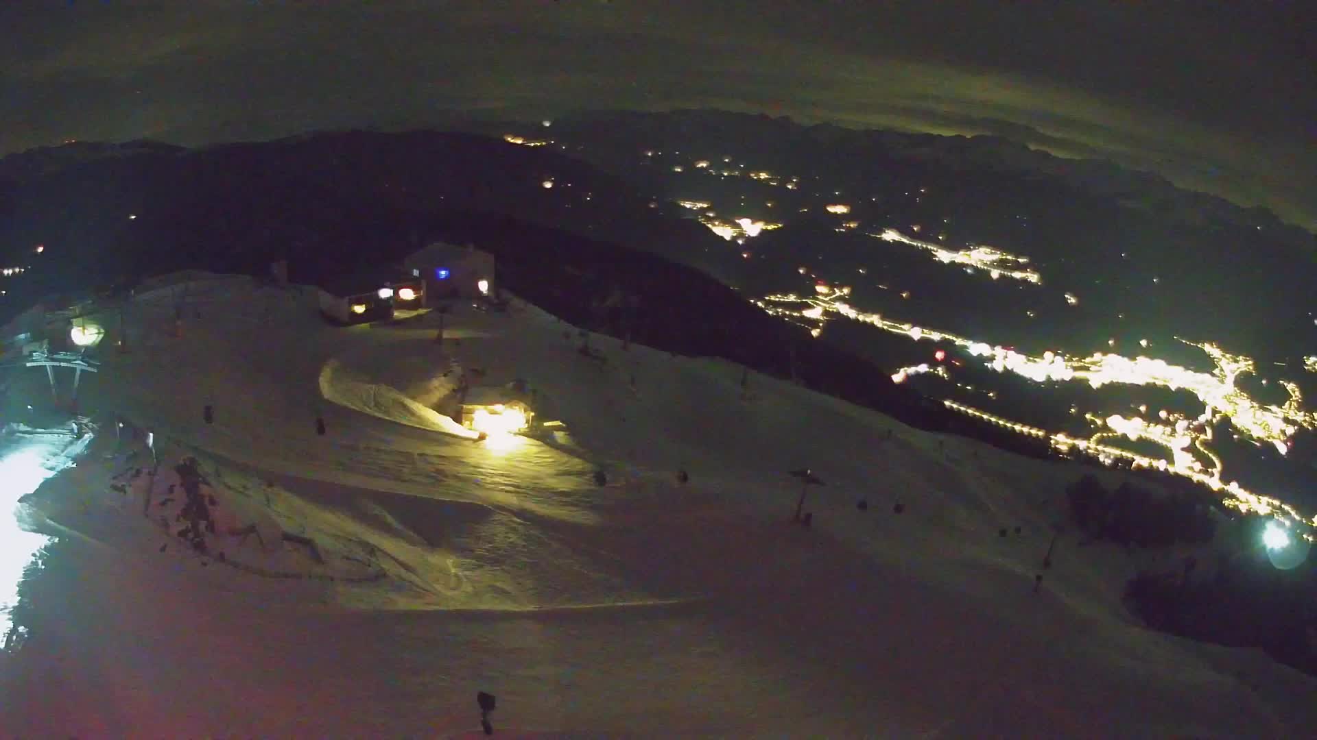 Kronplatz peak Ski resort | view to Bruneck
