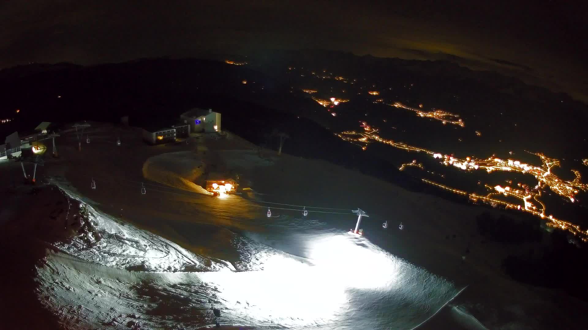Kronplatz peak Ski resort | view to Bruneck