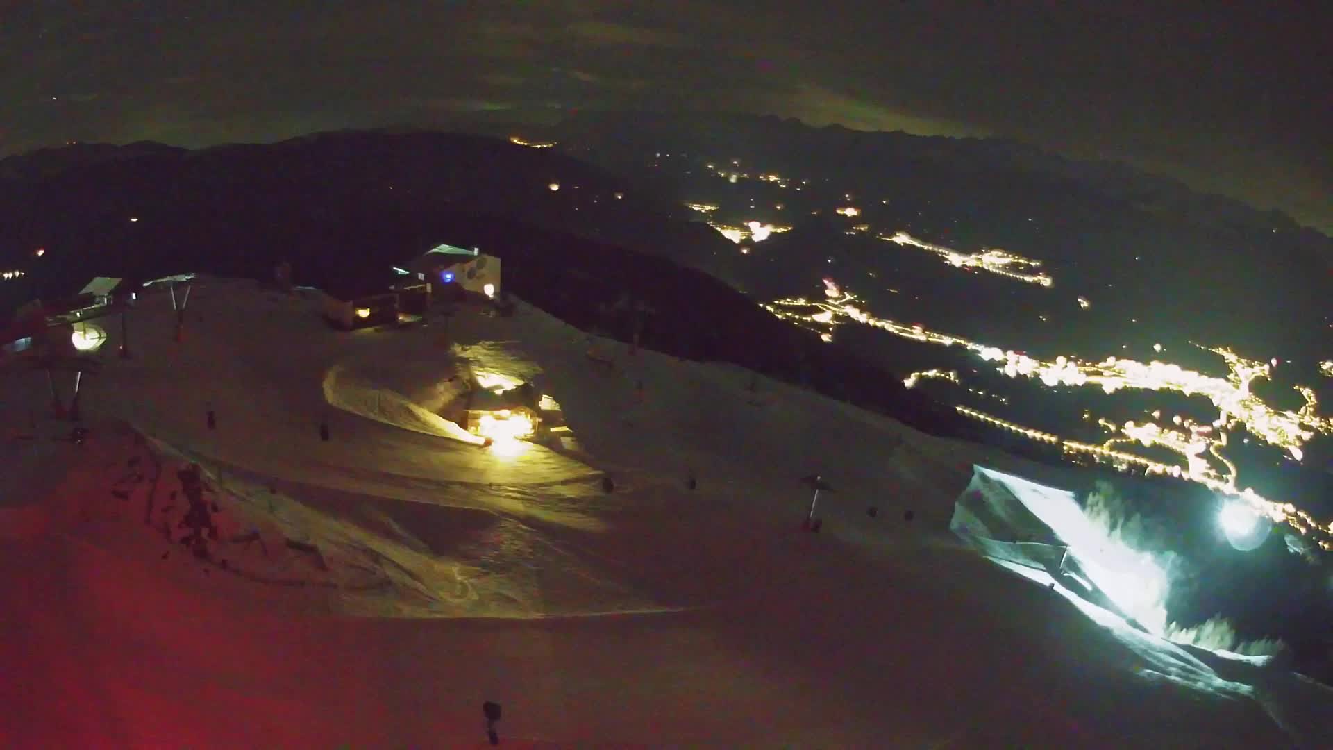 Kronplatz peak Ski resort | view to Bruneck