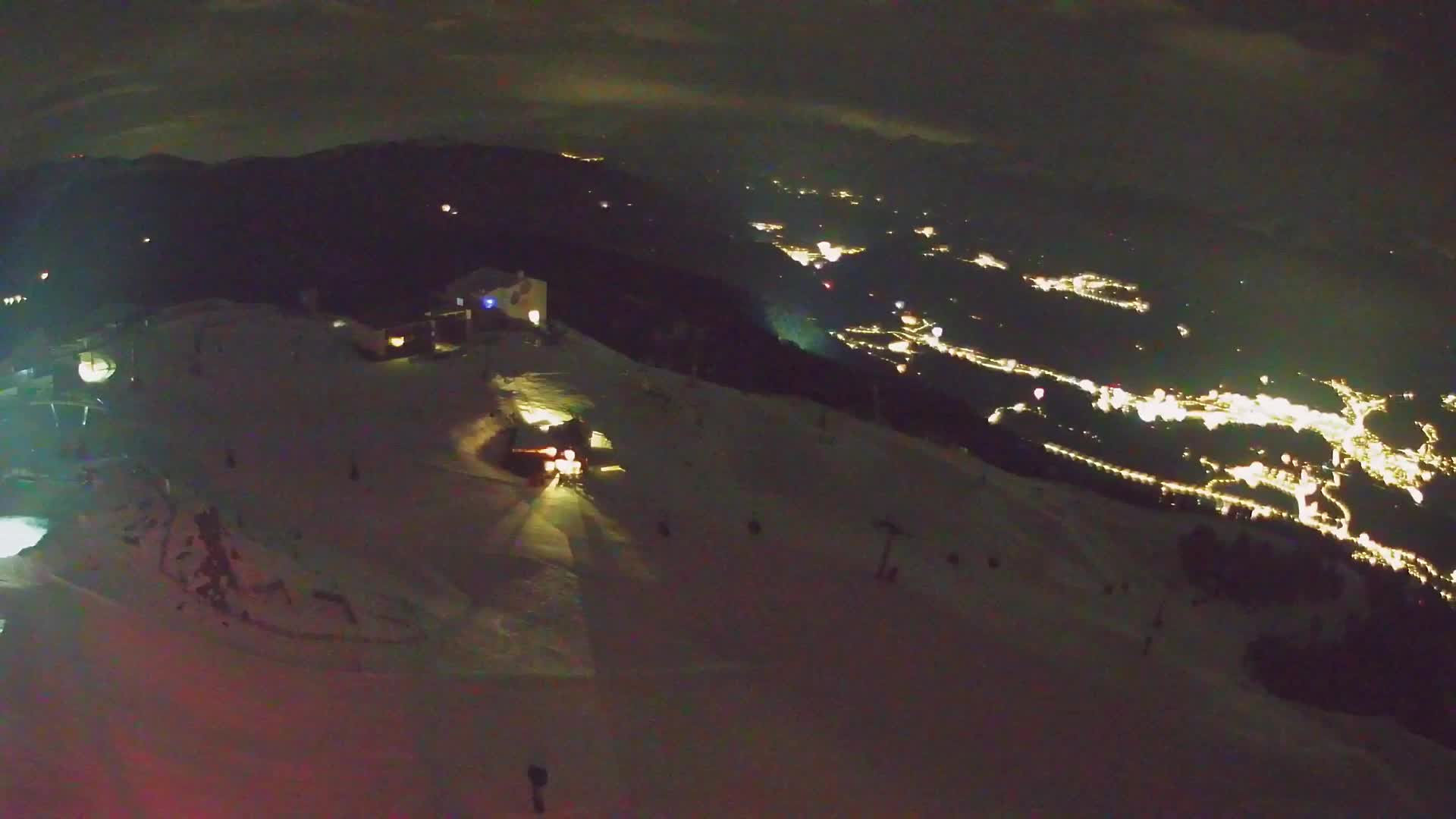Station de ski Kronplatz sommet | vue sur Brunico