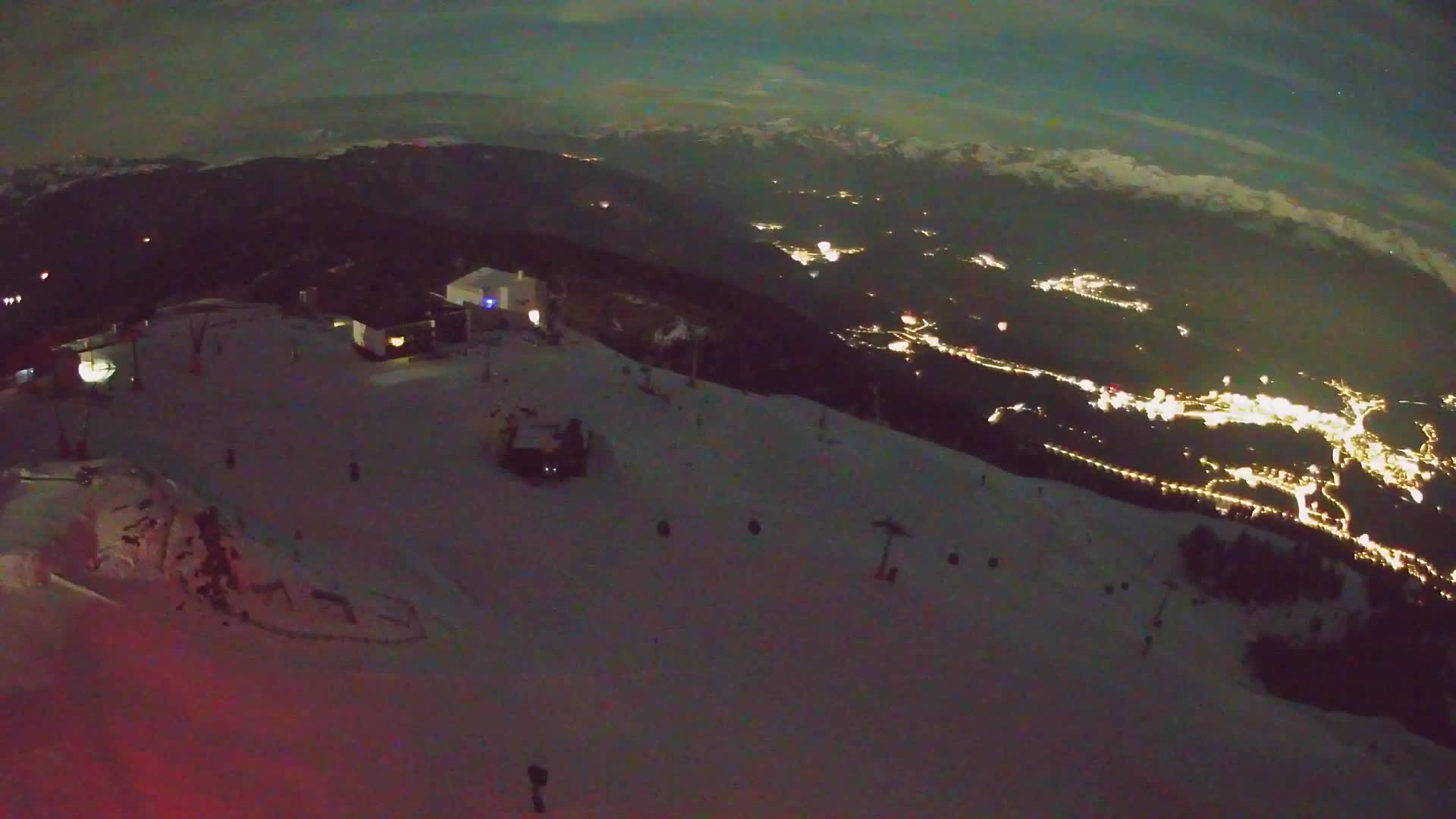 Skigebiet Kronplatz Gipfel | Blick auf Bruneck