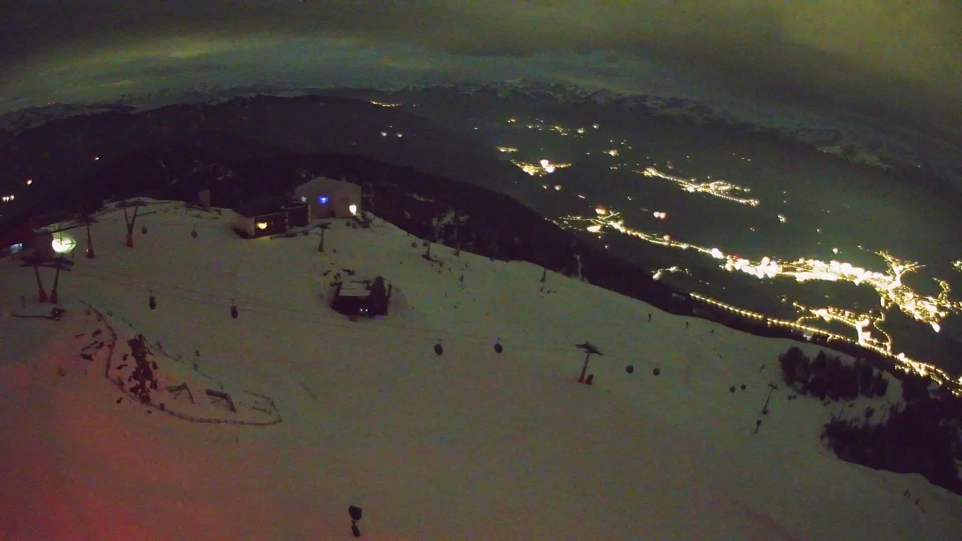 Smučišče Kronplatz – vrh | pogled na Bruneck