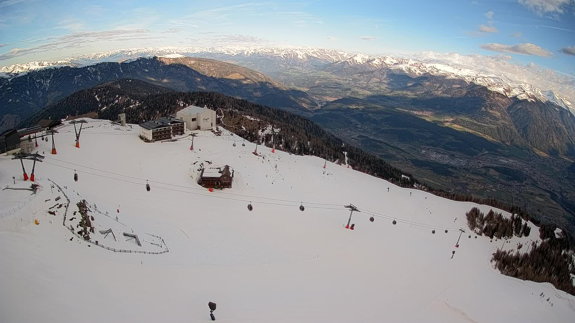 Smučišče Kronplatz – vrh | pogled na Bruneck