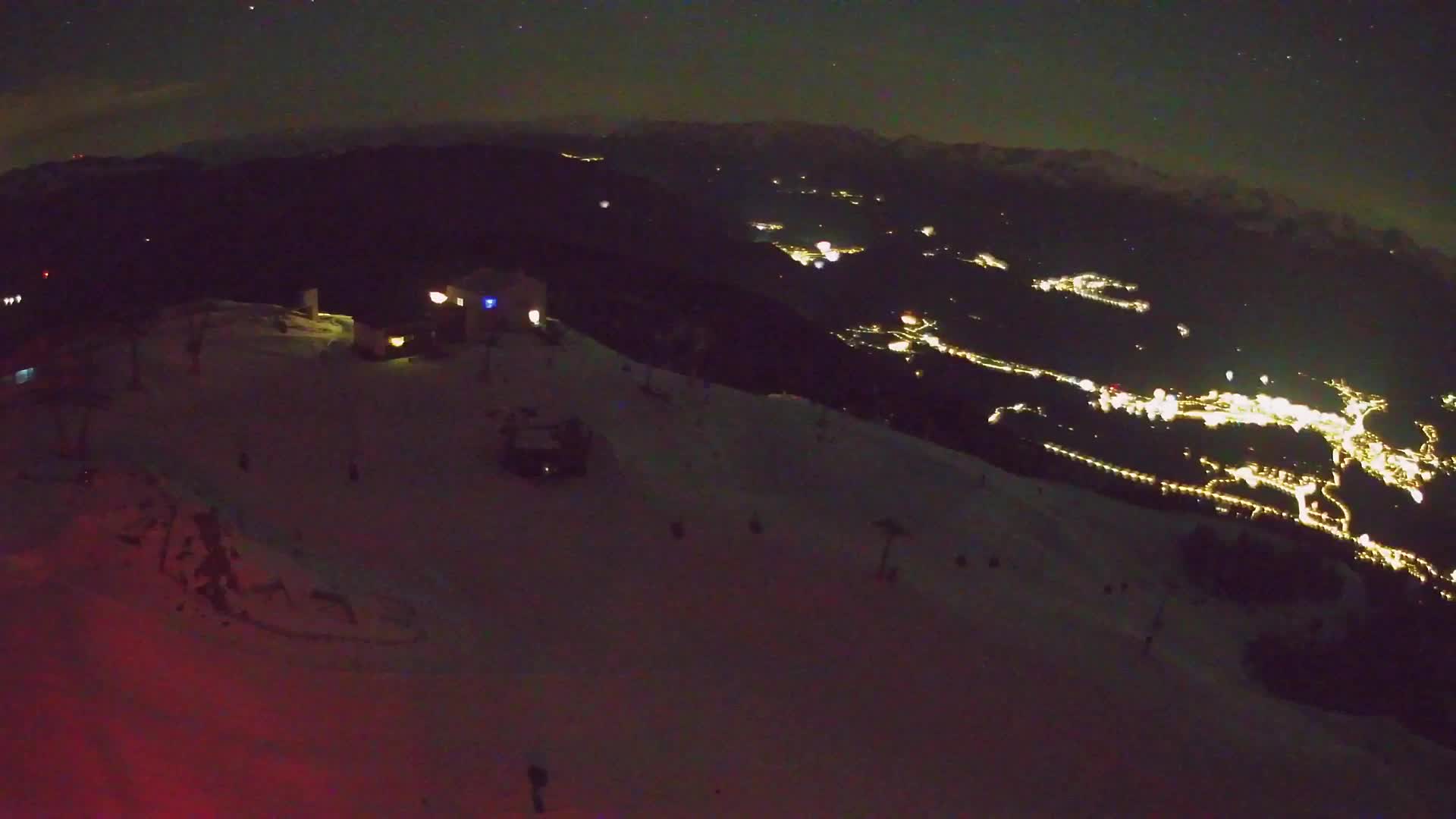 Kronplatz peak Ski resort | view to Bruneck