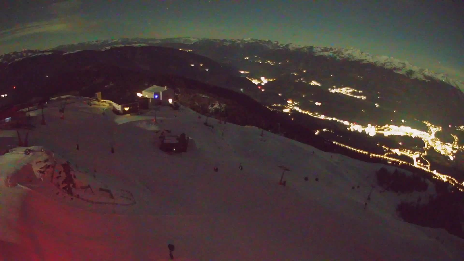 Kronplatz peak Ski resort | view to Bruneck