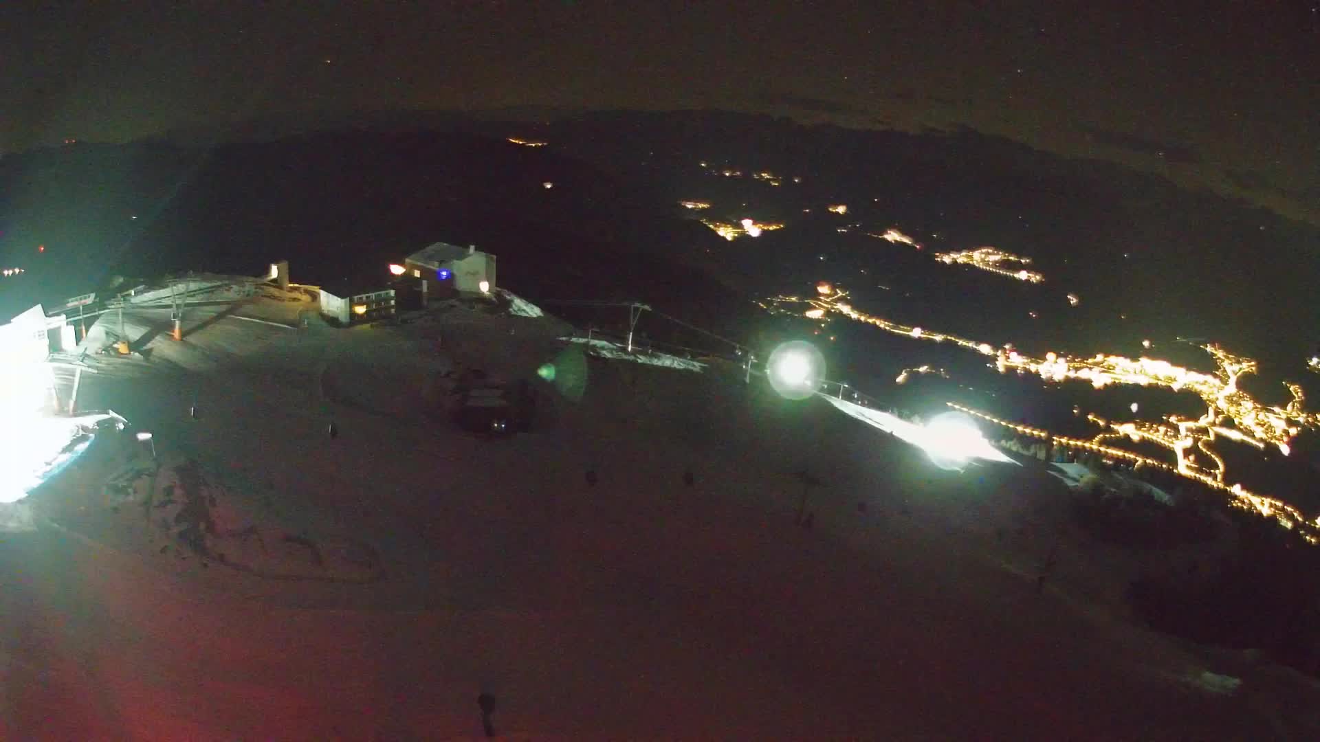 Station de ski Kronplatz sommet | vue sur Brunico