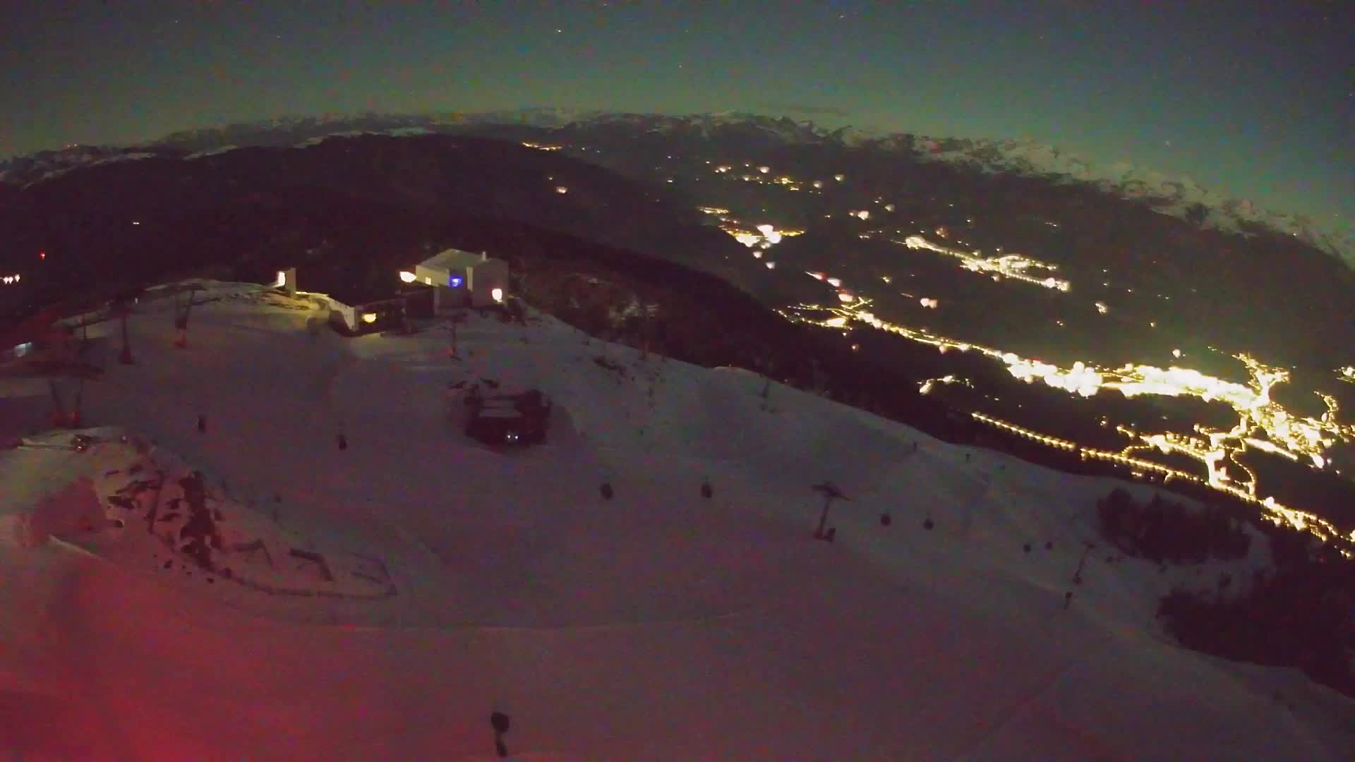 Kronplatz peak Ski resort | view to Bruneck