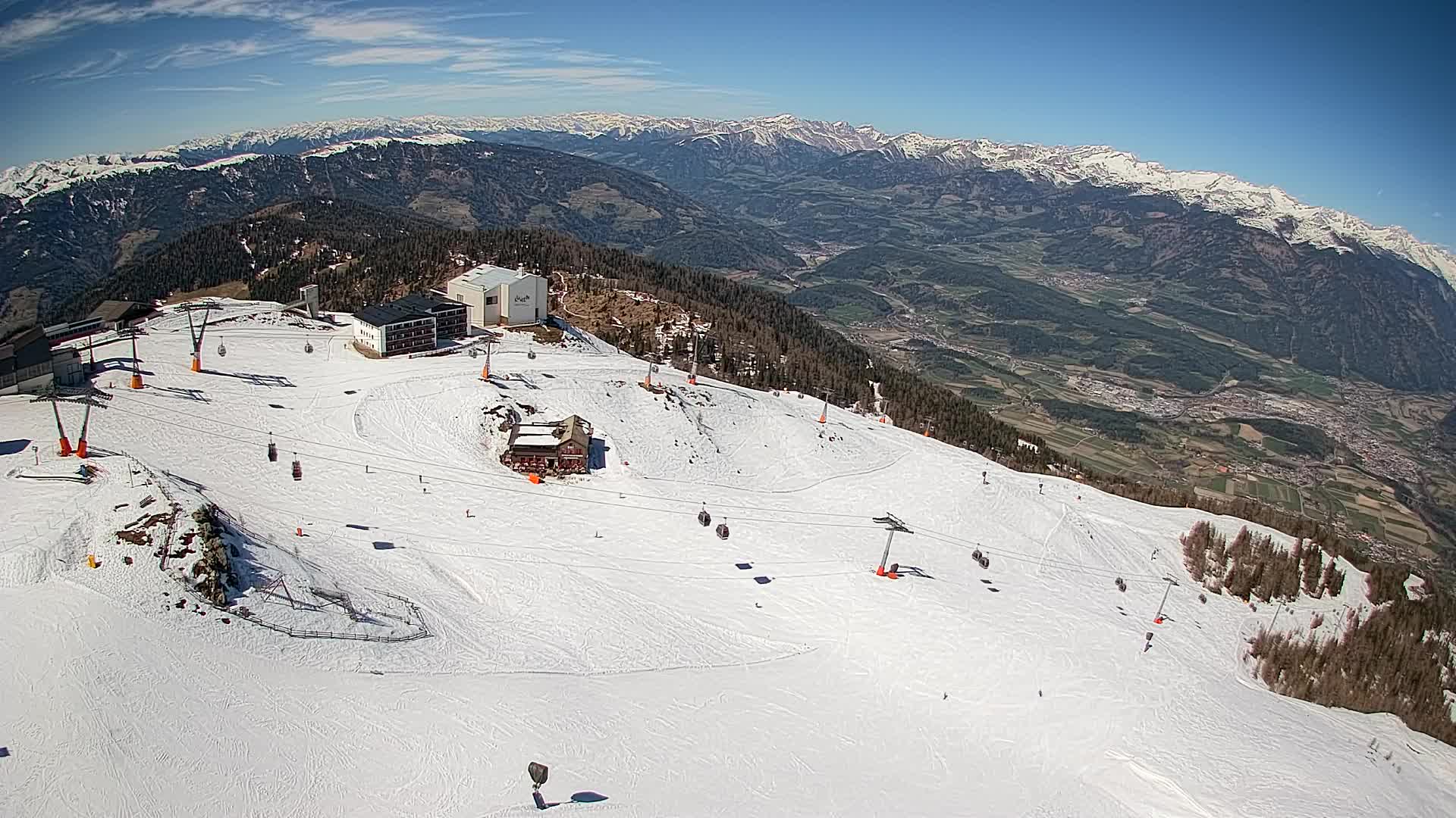 Smučišče Kronplatz – vrh | pogled na Bruneck