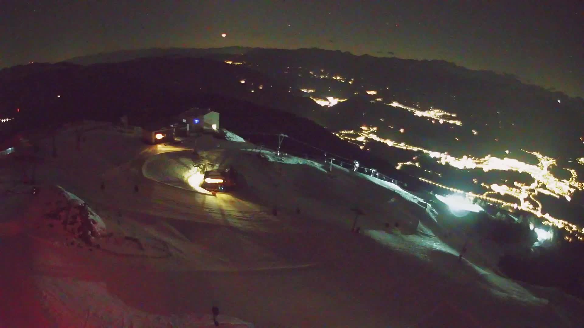 Kronplatz peak Ski resort | view to Bruneck